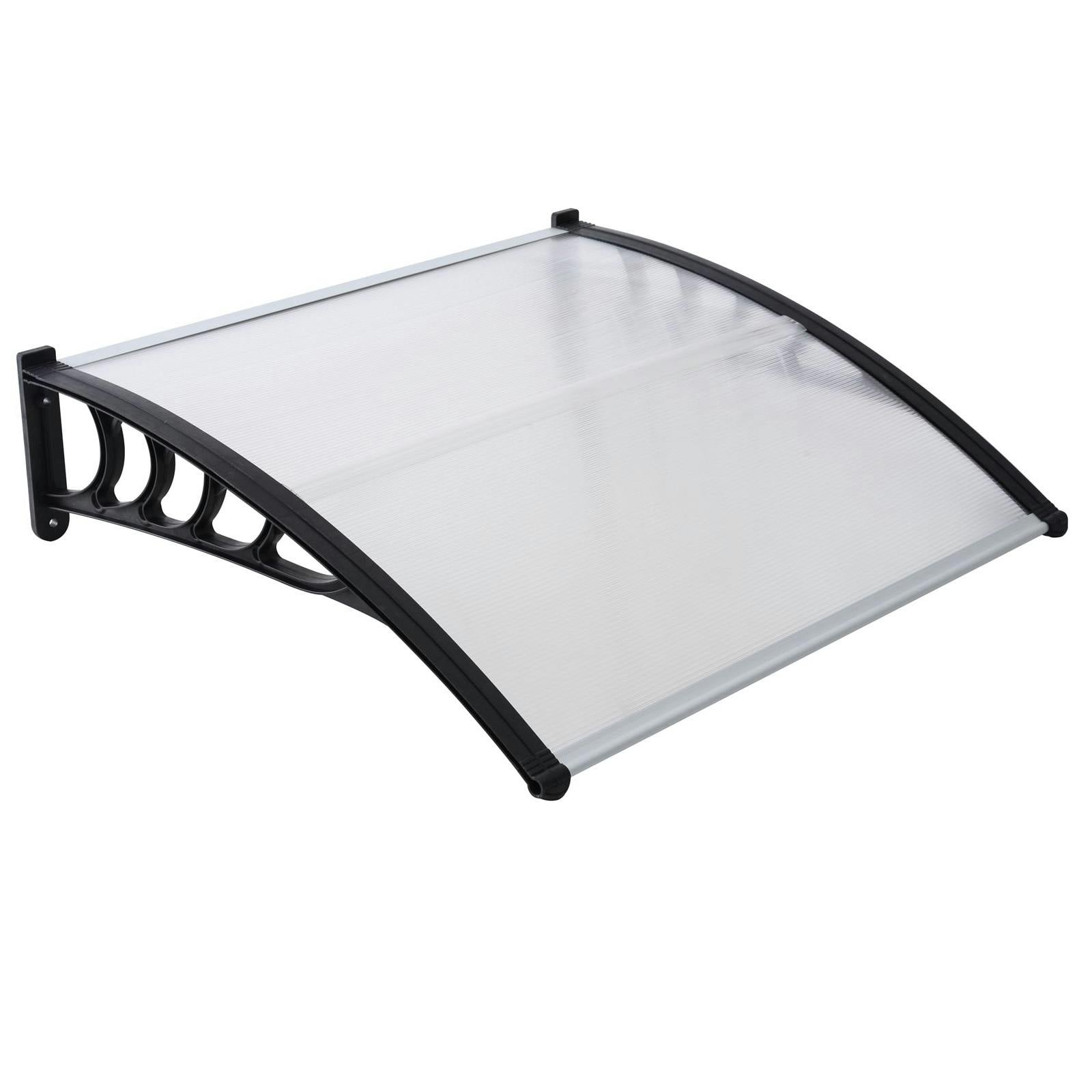Gr8 Garden Front Door Canopy Porch Awning Rain Protector Lean-To Roof Shelter 90 X 120Cm Outdoor Uv Resistant Cover
