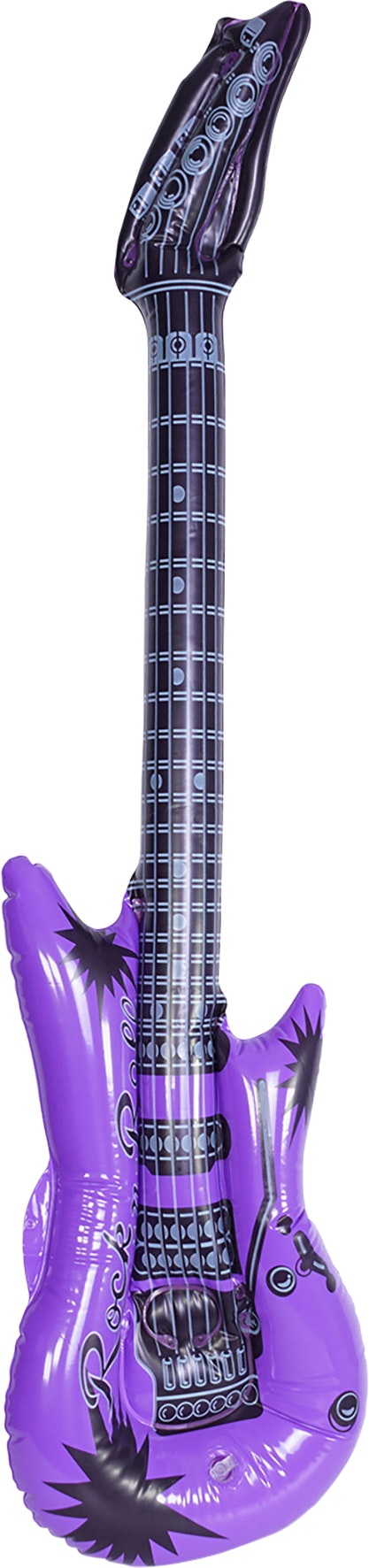 Cheetah Purple Party Inflatable 95Cm Guitar