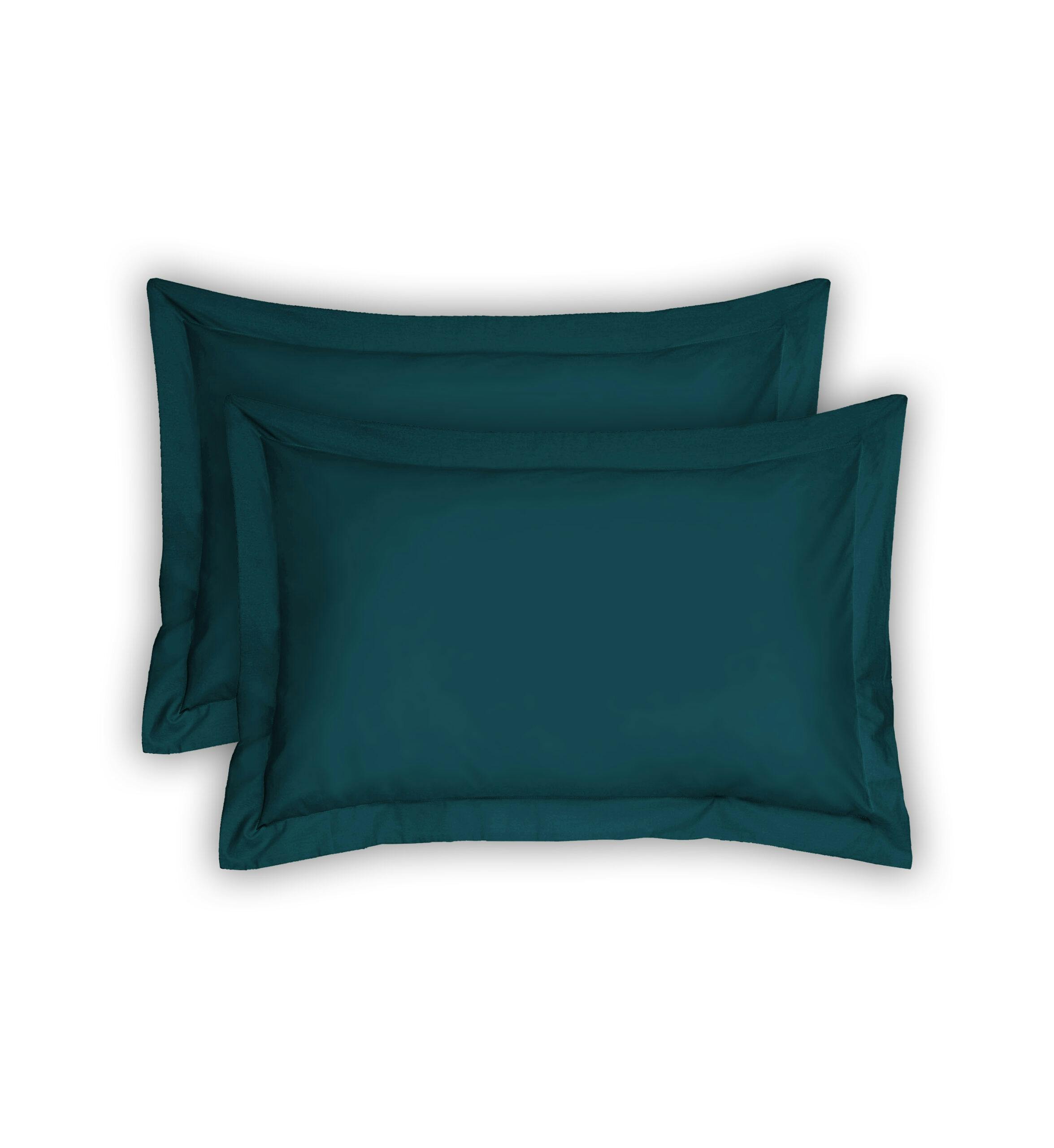 Rackhams Polycotton Oxford Pillowcase Pair Pack - Teal - Pillowcase (48Cm X 74Cm)