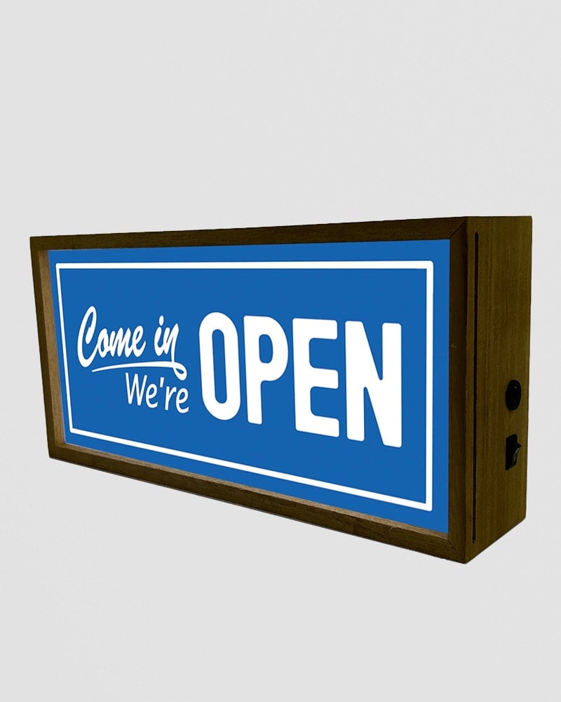 Echo Three Light Cool Sign Boxes (We're Open) - Image 3