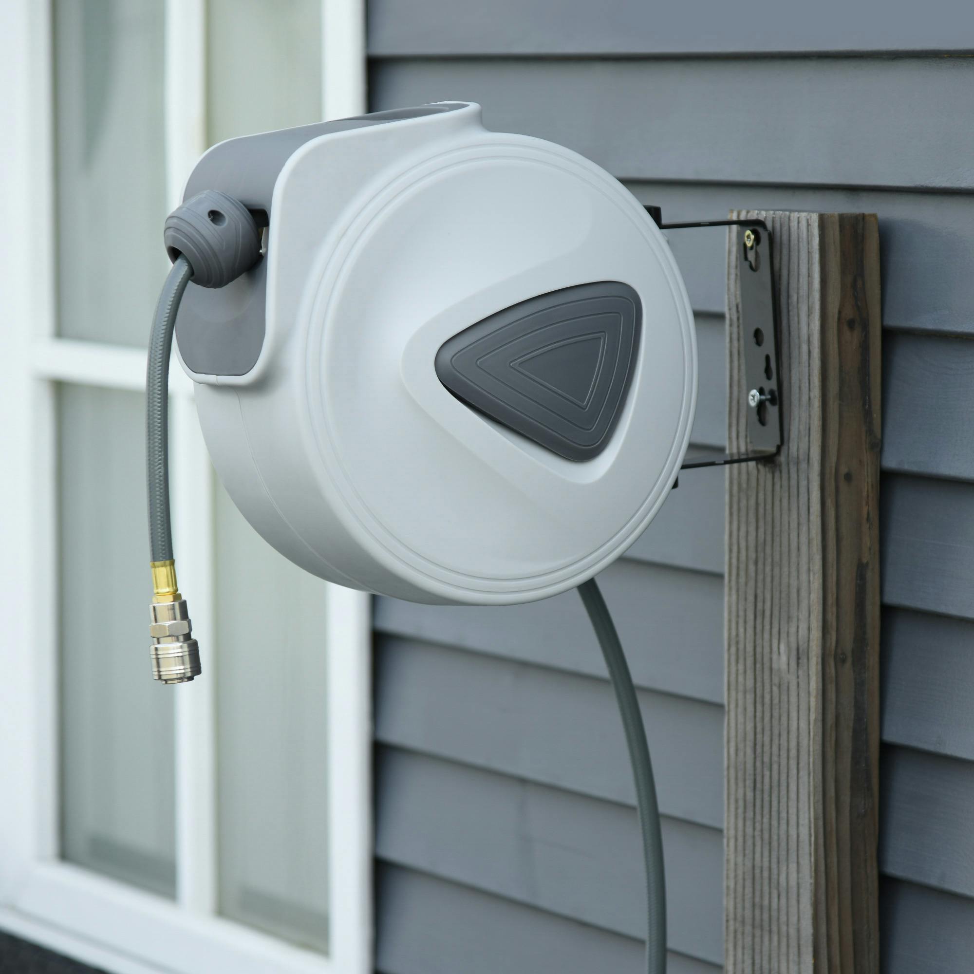 DURHAND Retractable Air Hose Reel 10m+ 90cm Hose Diameter 3/8' 9.5mm, Hose Conne - Image 7