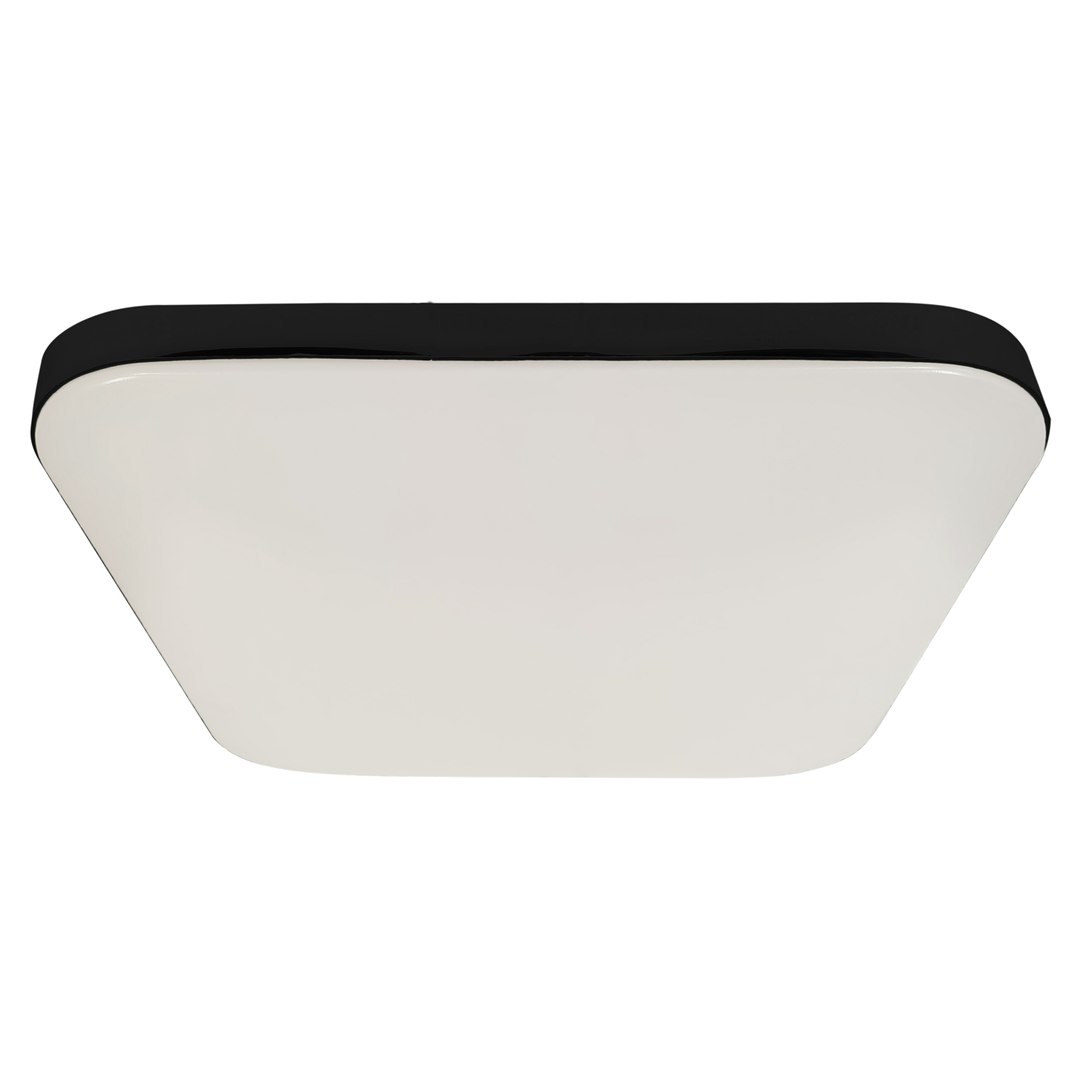 Milagro Black Nemo Led Ceiling Lamp 33 Cm 16W Pir Sensor Weather Proof Bathroom Outdoor Great Value
