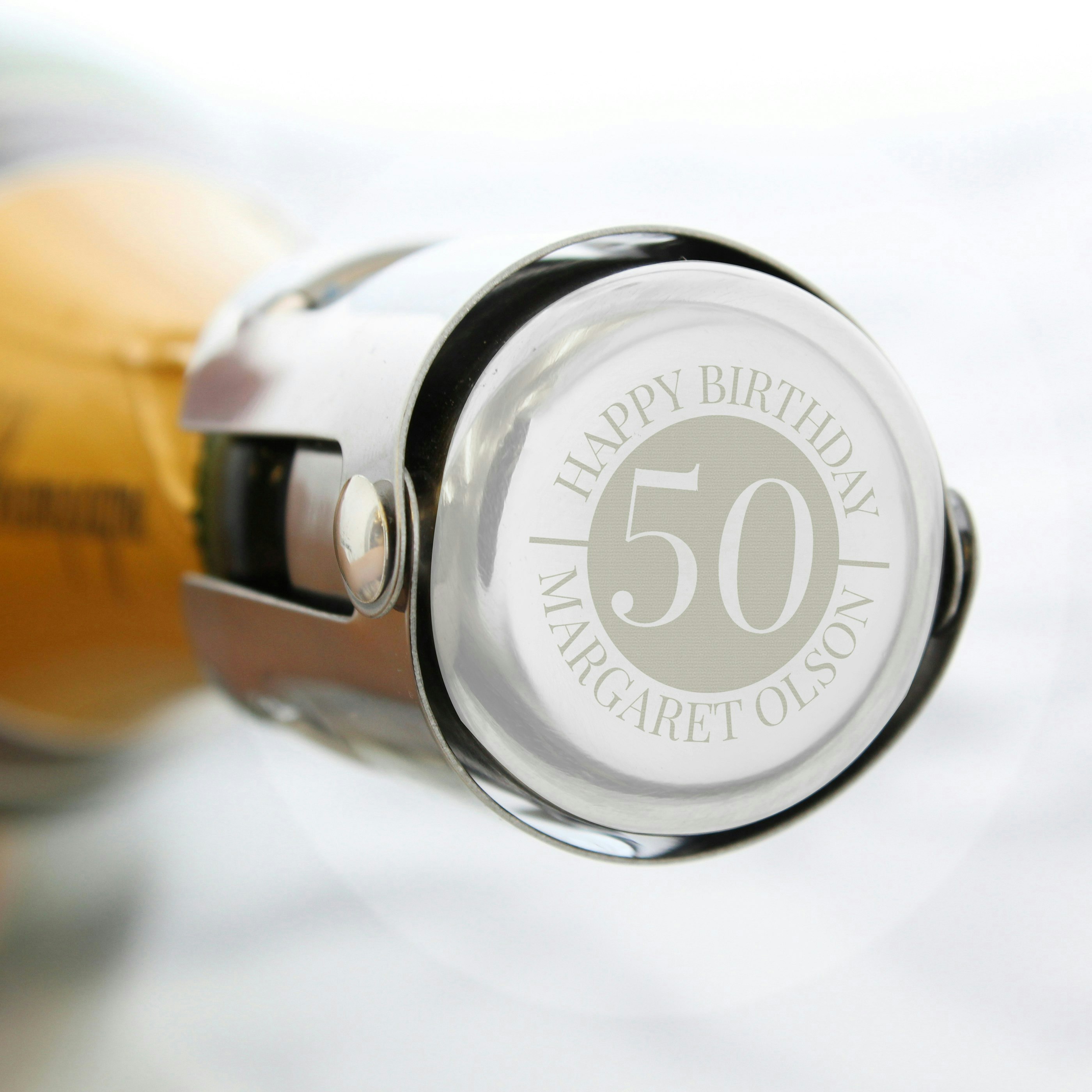 Rackhams Personalised Big Number Bottle Stopper