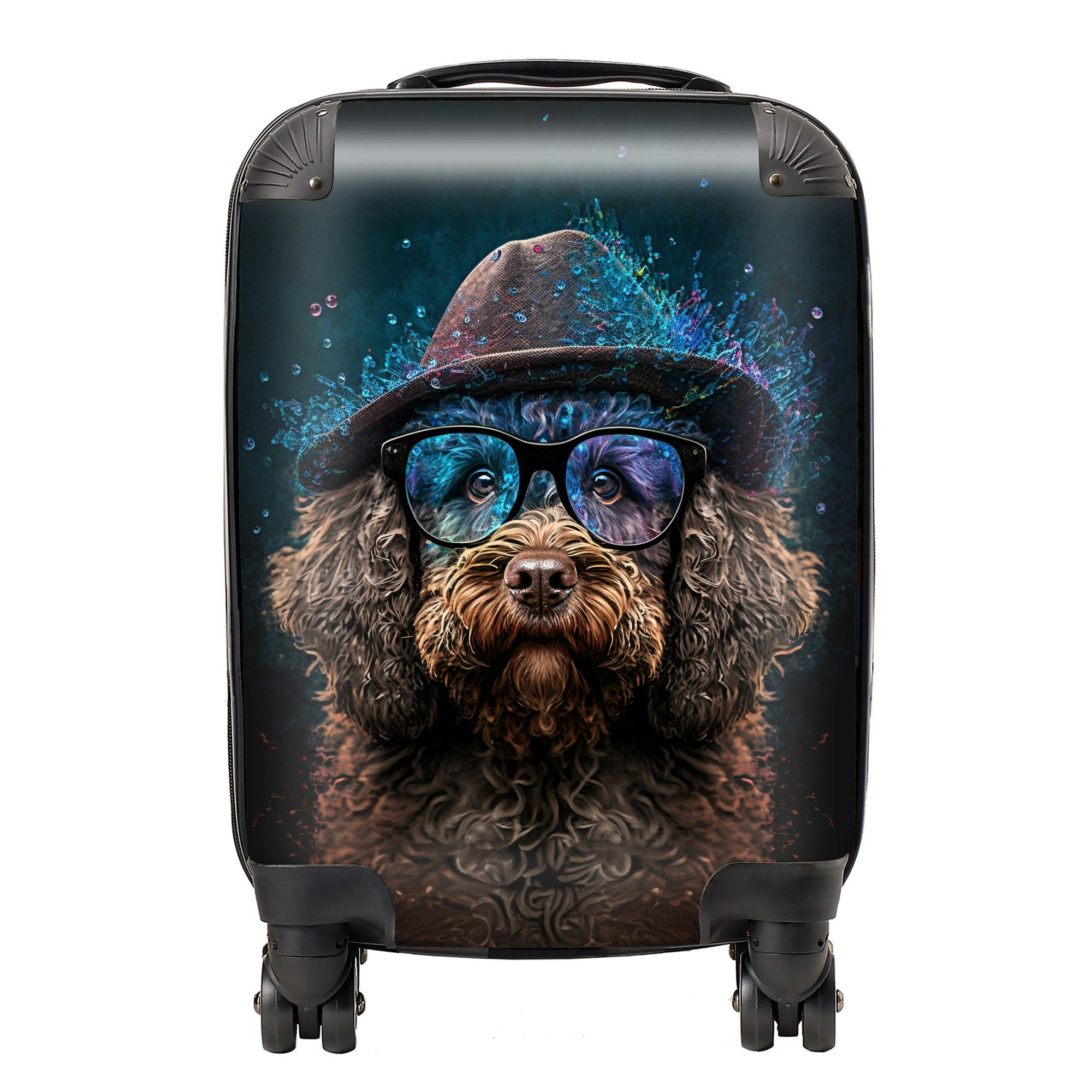 Warren Reed Labradoodle Dog Splashart Suitcase - Mini Cabin