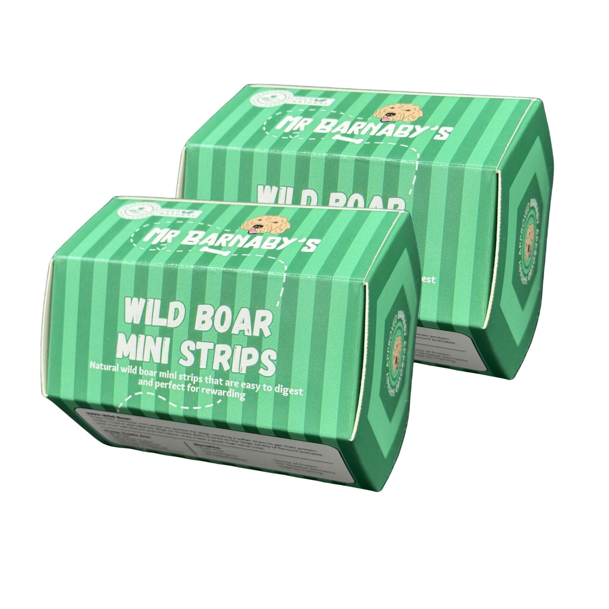 Mr Barnaby’s Grain Mr Barnaby's Wild Boar Mini Strips Dog Treats (Pack Of 2) - Pack Of 2 - 2