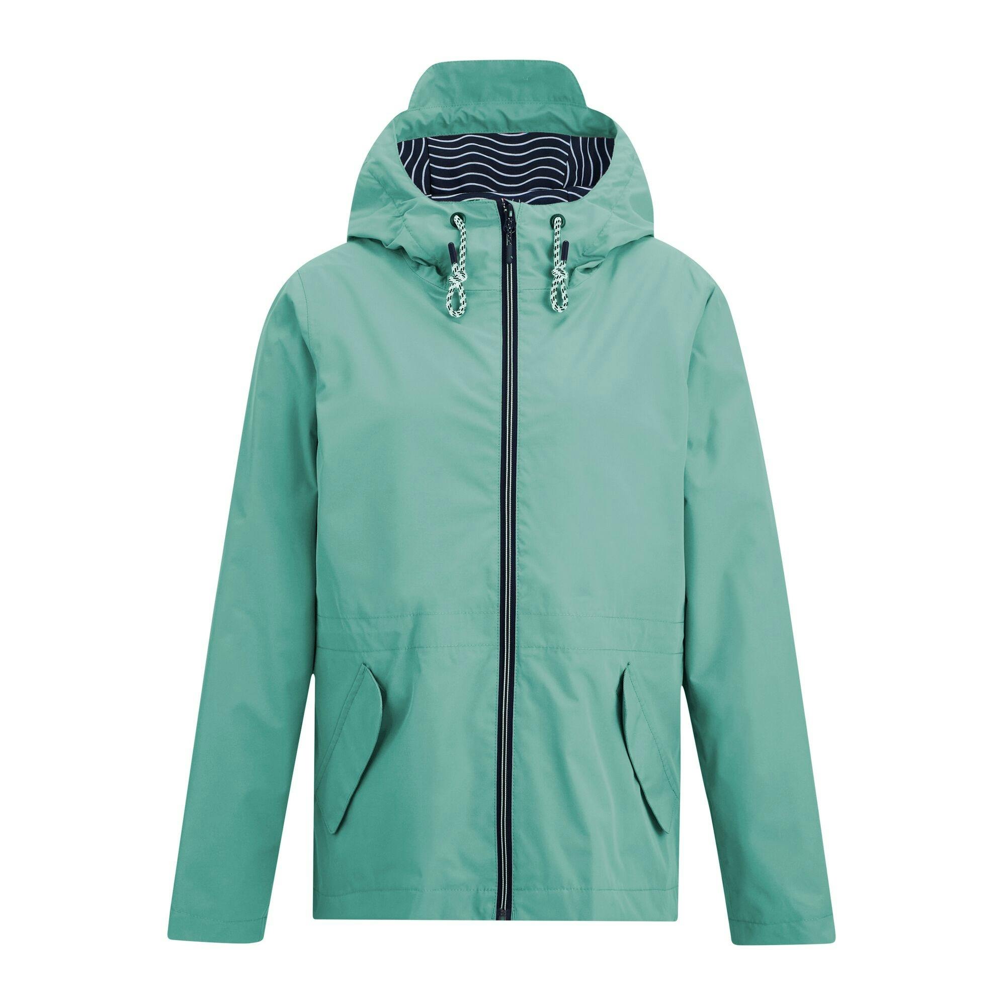 Regatta Women's Bayletta Grid Distress Waterproof Jacket - Ivy Moss - 16 Uk - Ivy Moss - 62% Polyester/38% Recycled Polyester
