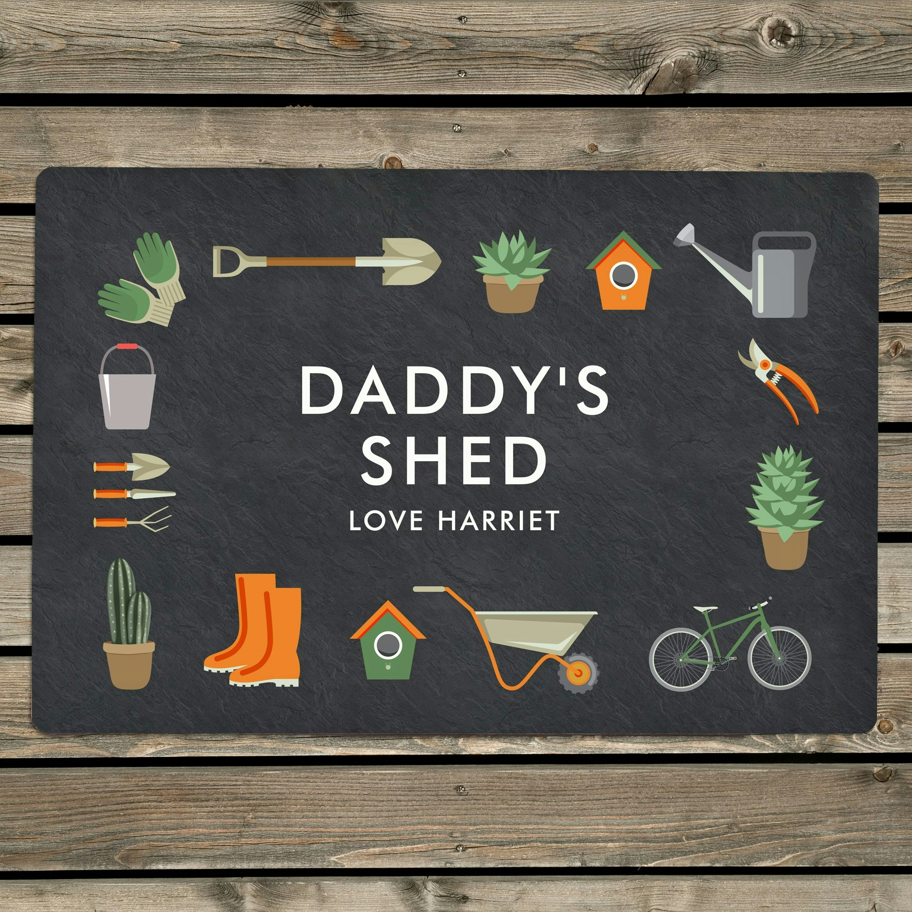 Personalised Memento Company Personalised Gardening Metal Sign