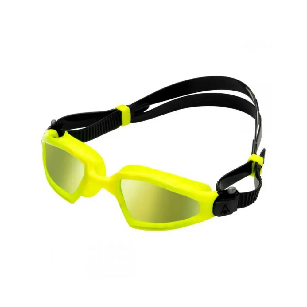 Aqua Sphere Yellow/Black Aquasphere Kayenne Pro Titanium Mirrored Swim Goggles