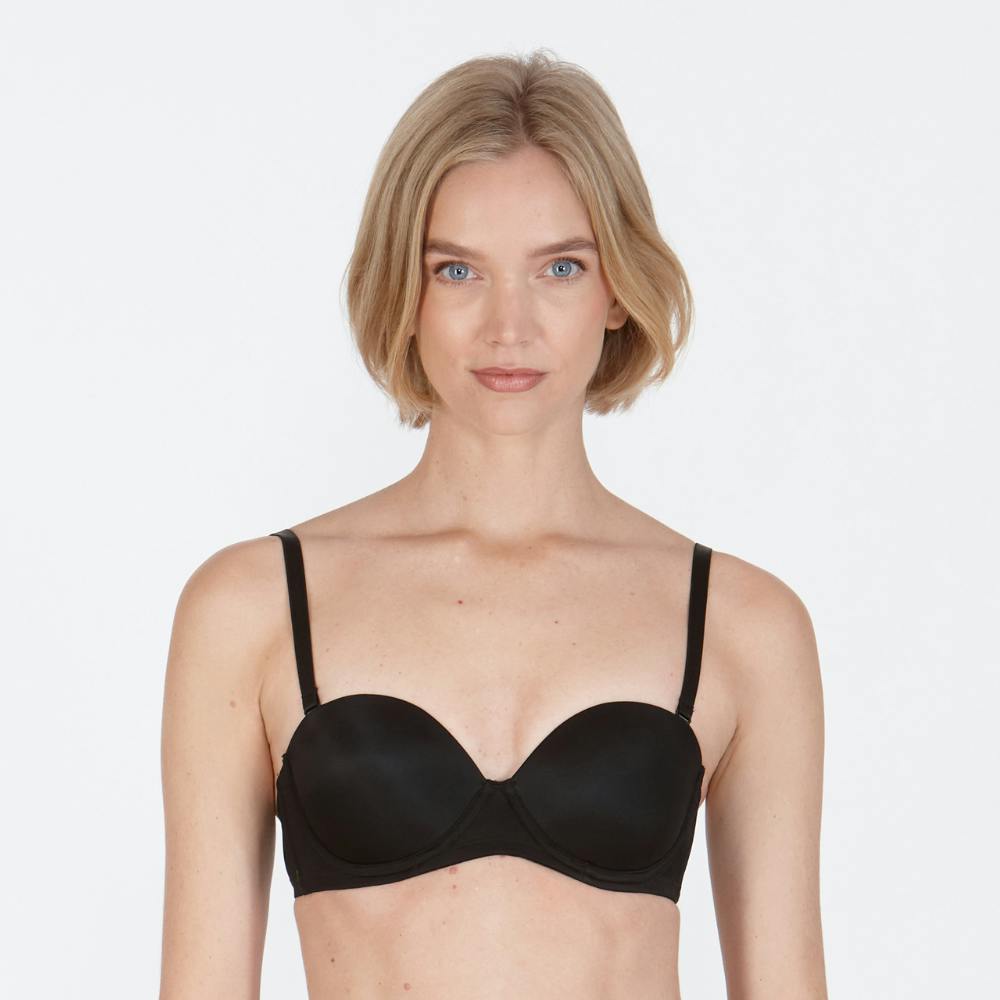 Little Women Women's Black Little Jade Strapless Underwired Boost Bra - 38A