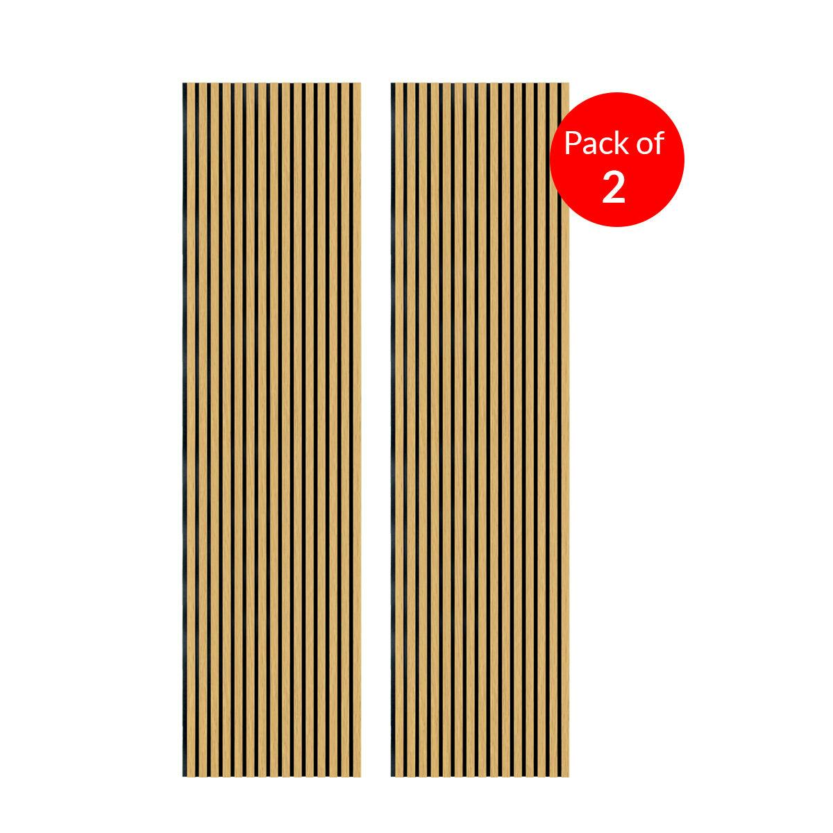 Rackhams Linear Acoustic Wall Panel - Pet + Mdf Size: 605 X 2400 Mm (Pack Of 2)