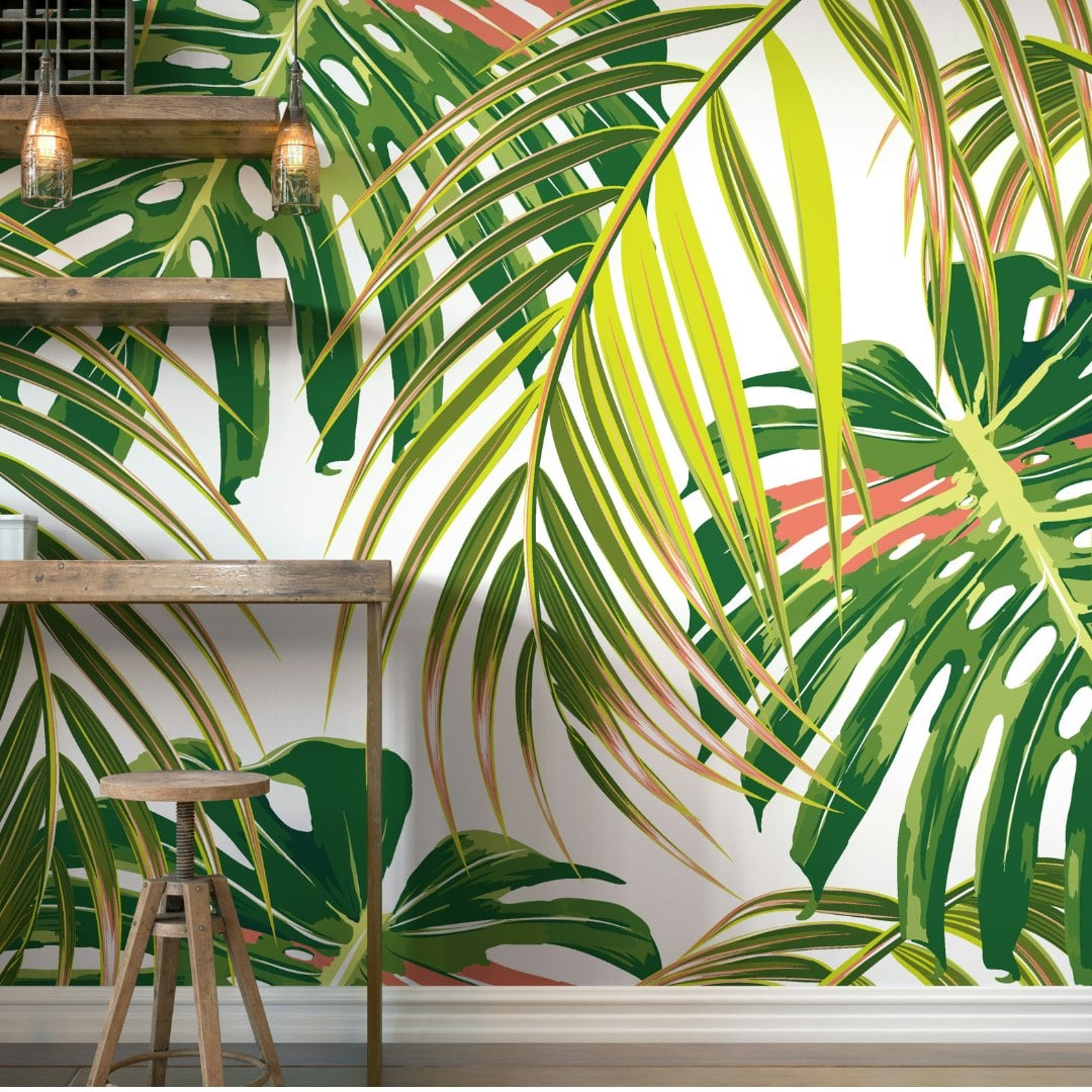 Rackhams Tropical Leaves - Citrus - Citrus - Large - W350cm X H280cm