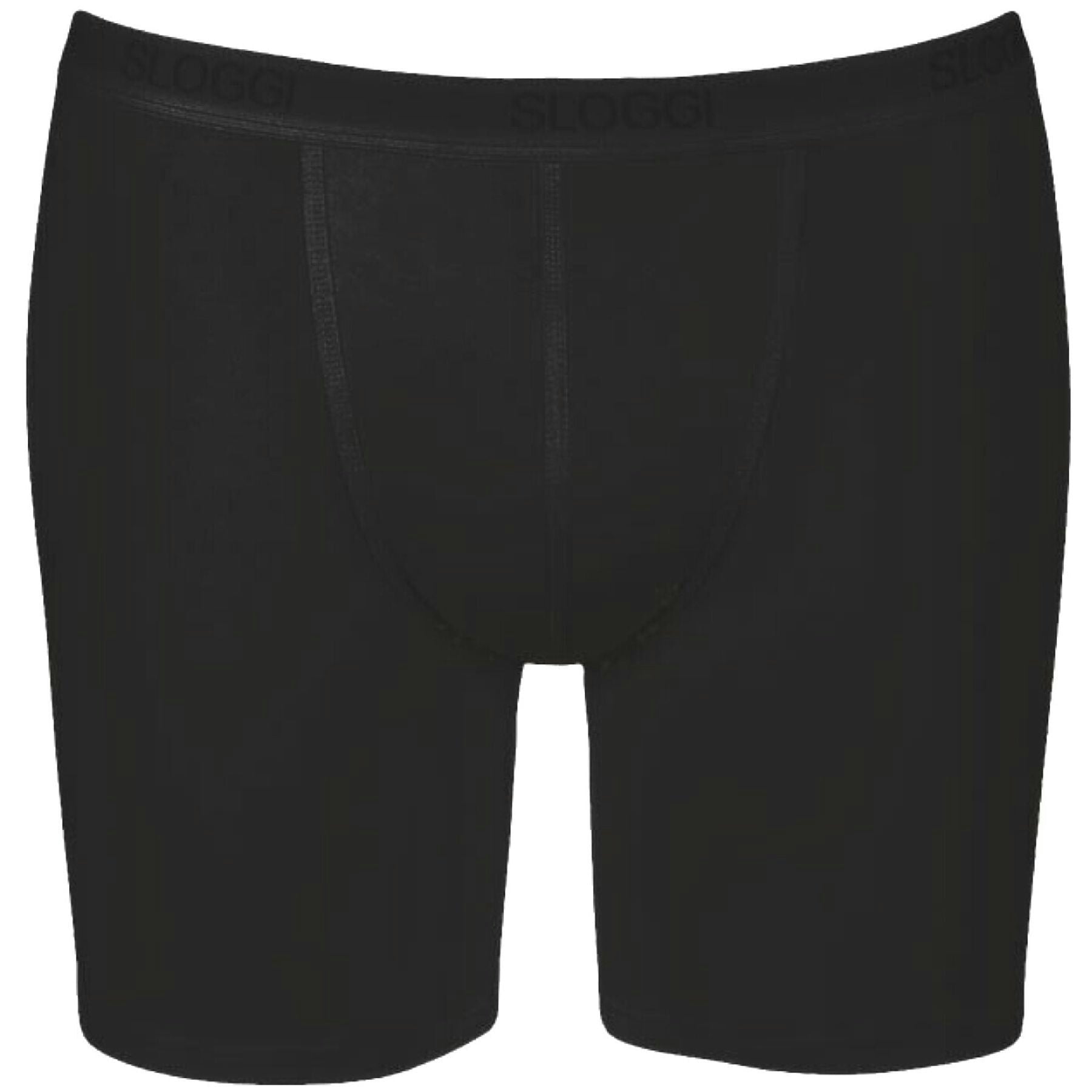 Sloggi Men's Black Long Boxer Basic - Image 2