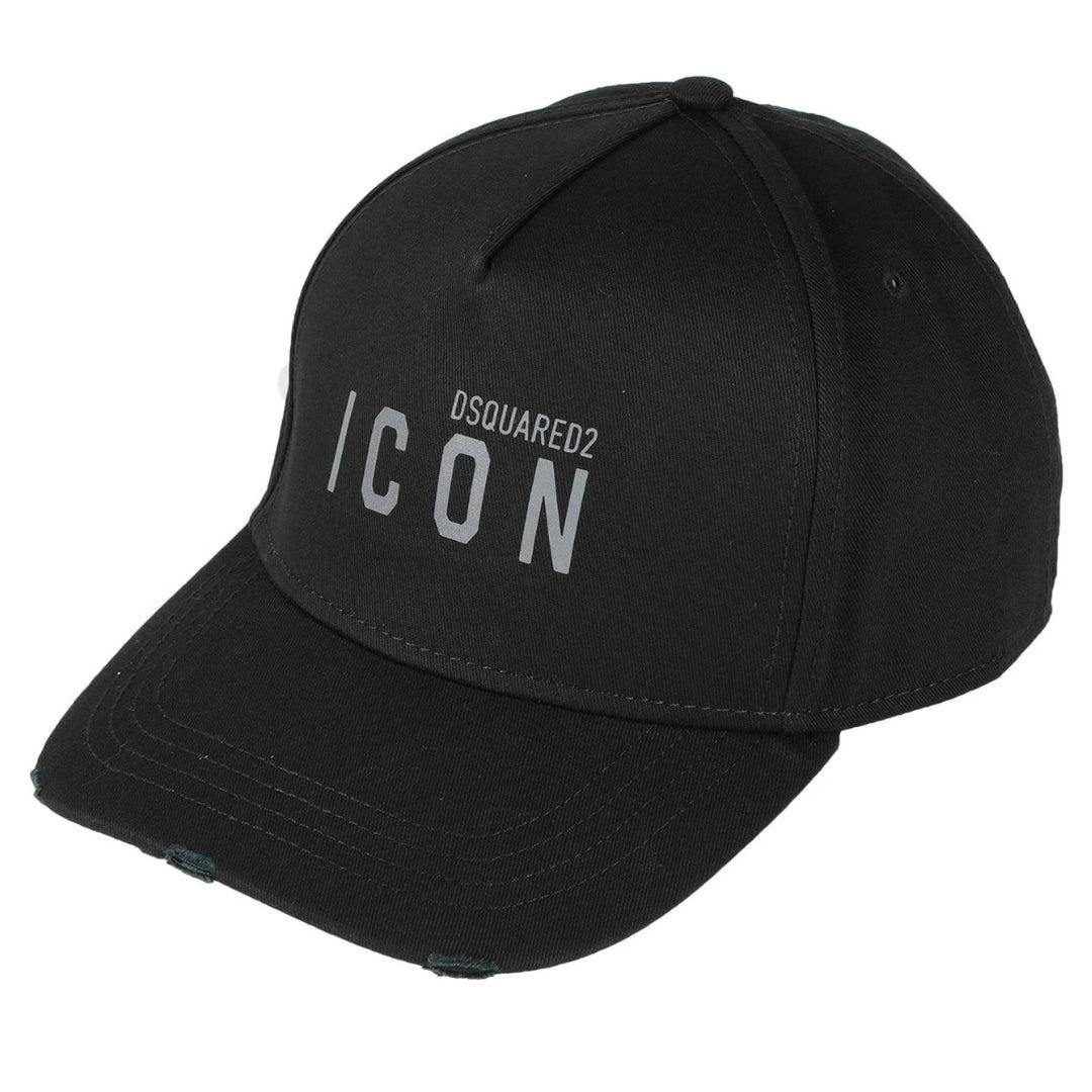 Dsquared2 Black Icon Everyday Baseball Cap - One Size - 100% Cotton