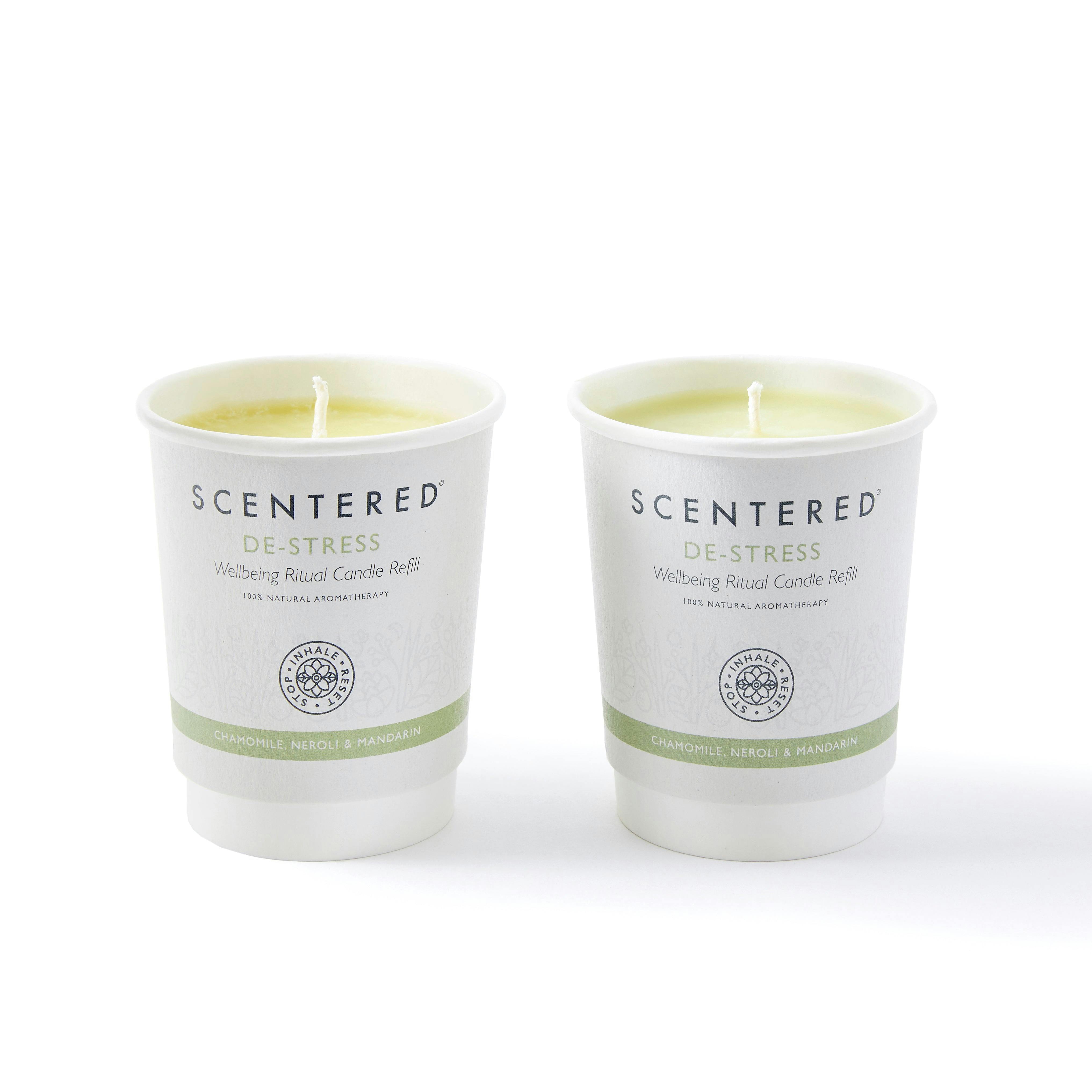 Scentered De-Stress Aromatherapy Candle - Refill 2 X 220G