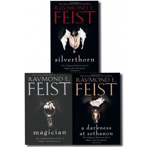 Harpercollins Men's The Complete Riftwar Saga Trilogy By Raymond E. Feist (Magician, Silverthorn, Darkness At Sethanon)
