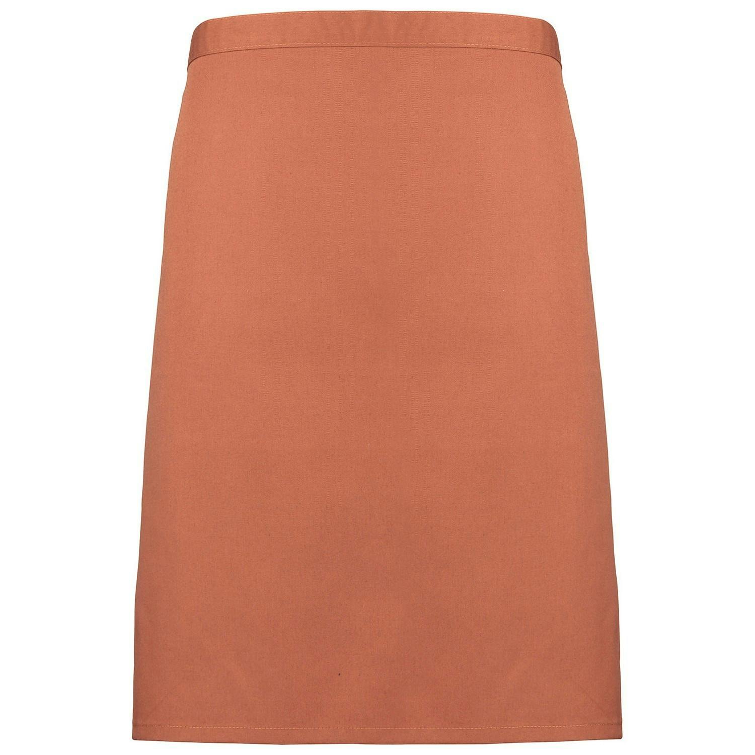 Premier Unisex Beige Colours Mid Length Apron In - Image 2