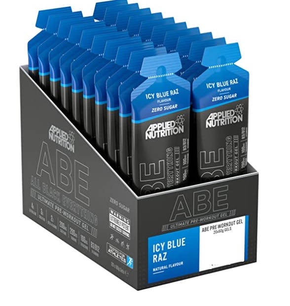 Applied Nutrition Abe Pre Workout Gel Energy And Performance Support Icy Blue Raspberry Flavour - 20 X 60Ml - Image 4