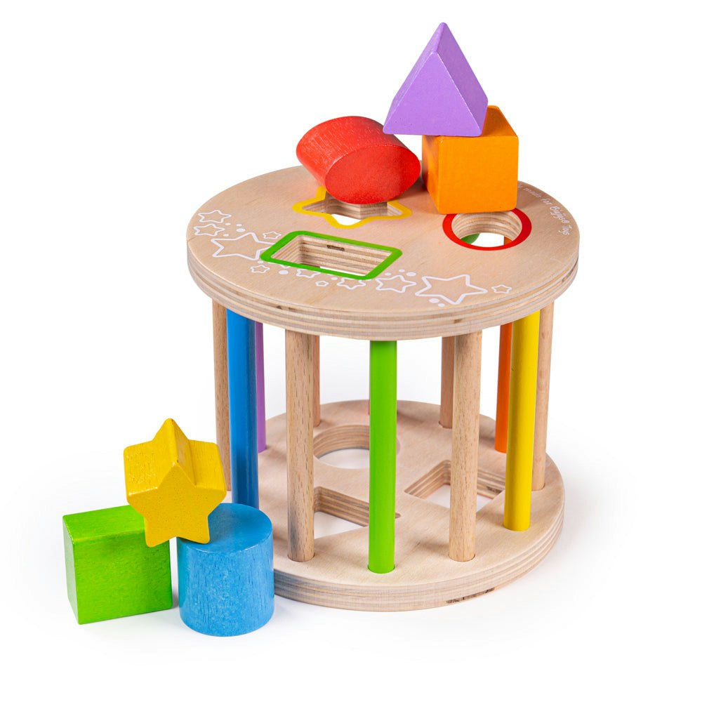 Bigjigs Toys First Rolling Shape Sorter