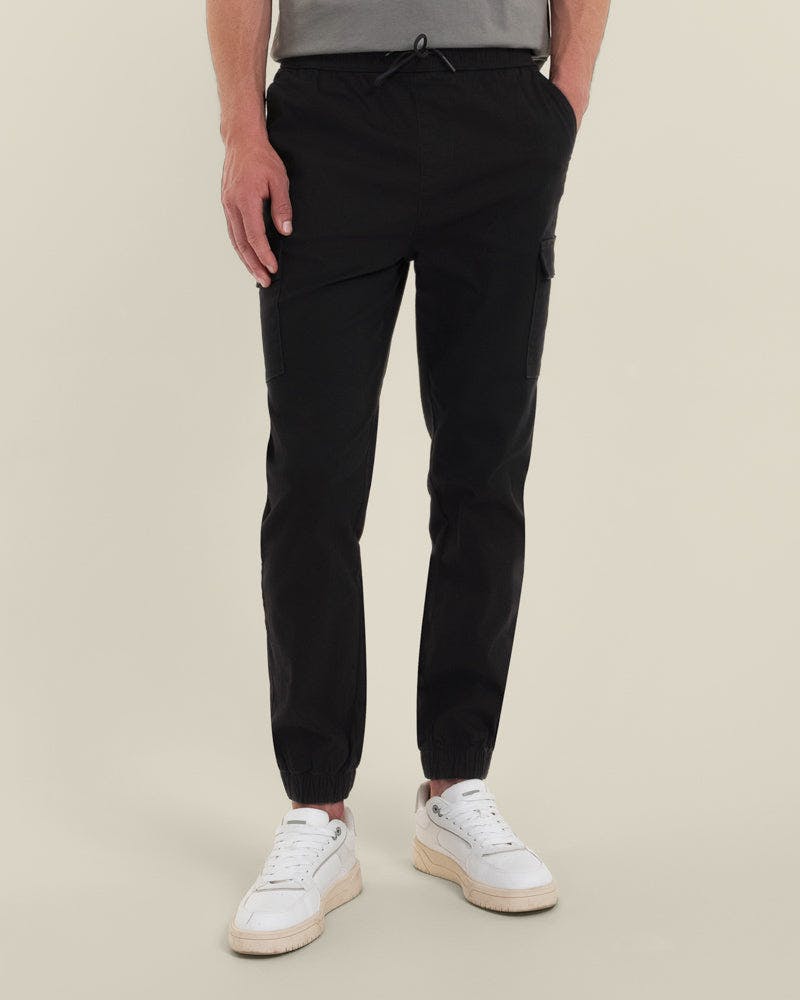 Larsson & Co Combat Pocket Chino Trouser - 32R - Stone