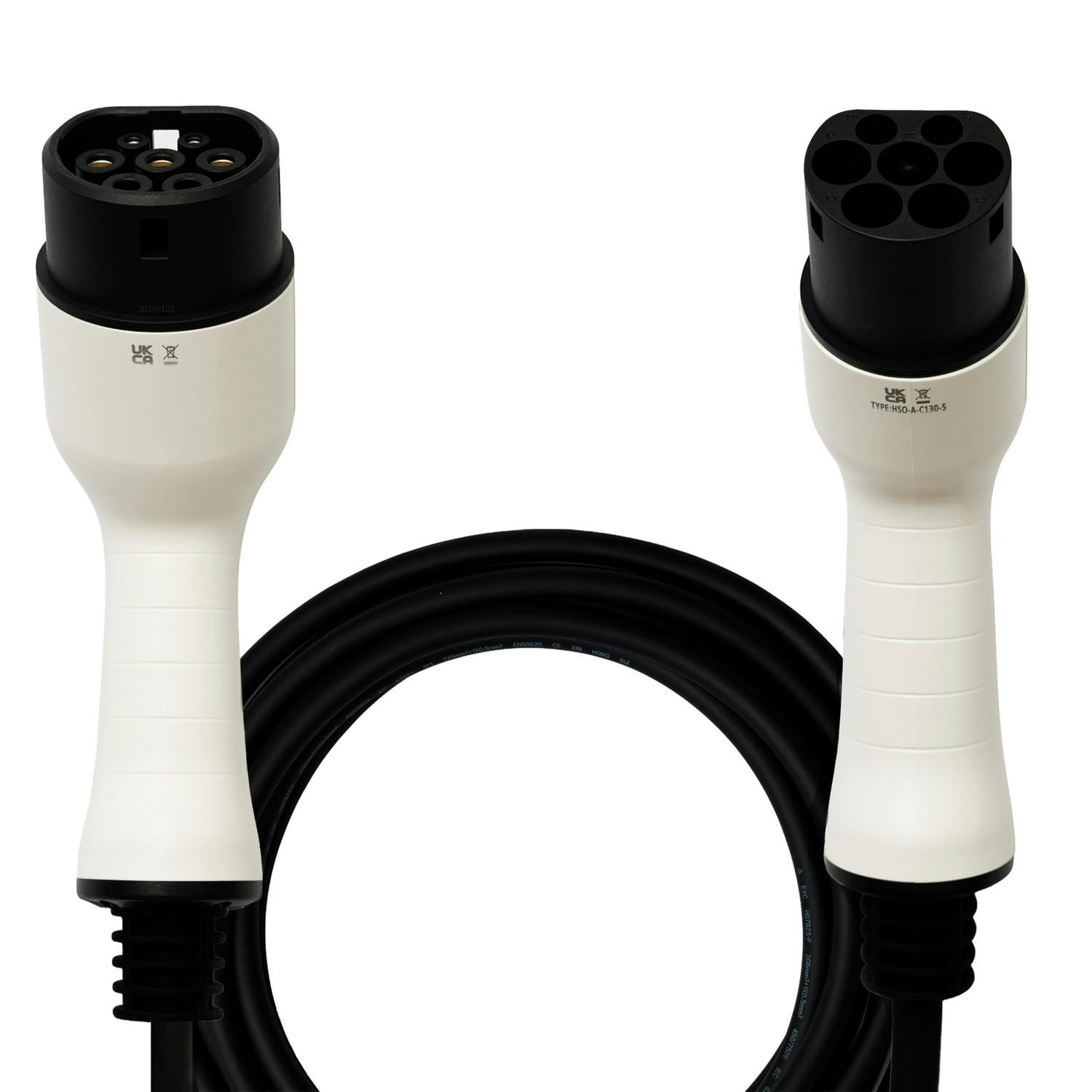 Car-Chargers.com Ev Mode 3 Car Charging Cable Type 2 - 5M - Electrical Vehicle Charging Cable