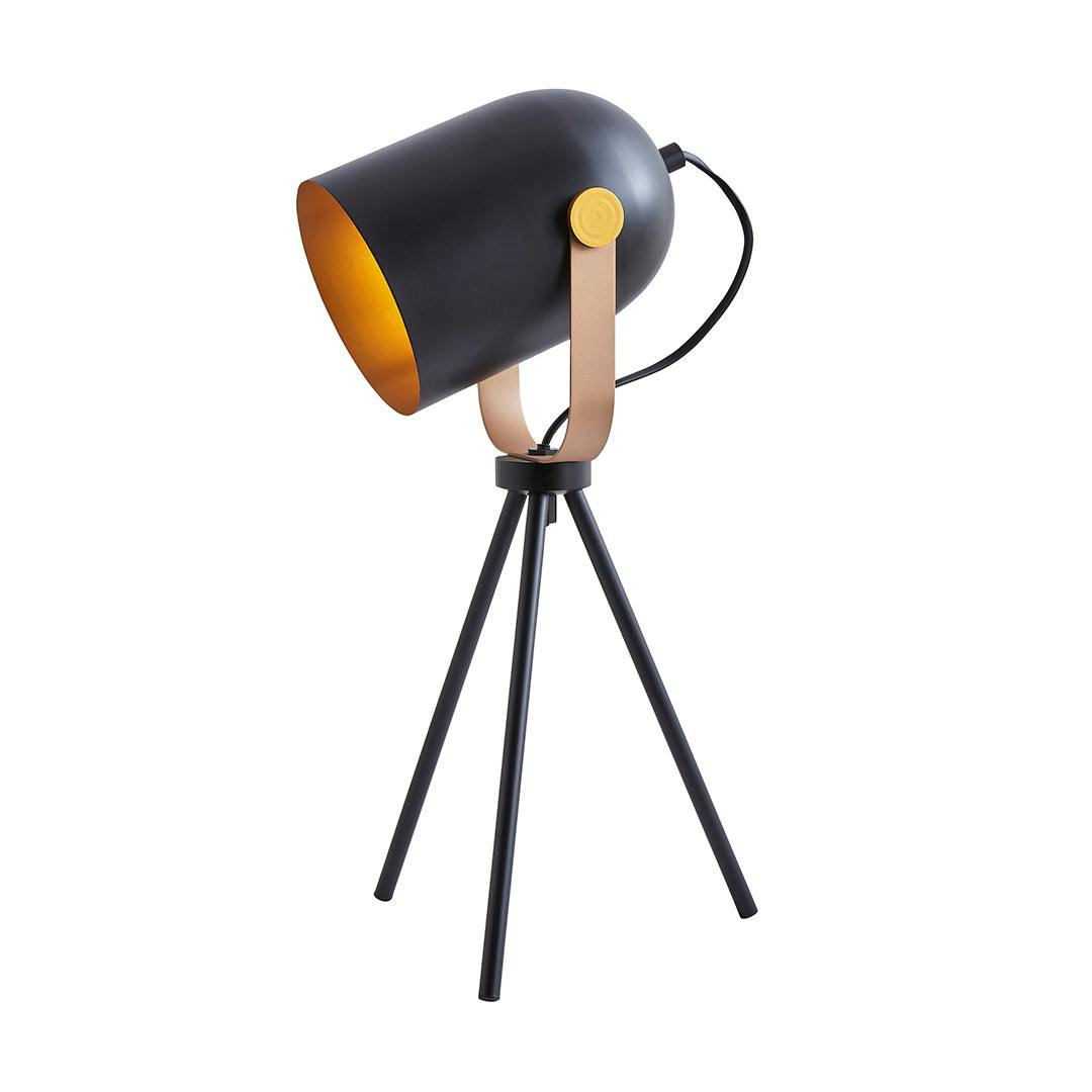 Rackhams Black Noelle Strap Table Lamp