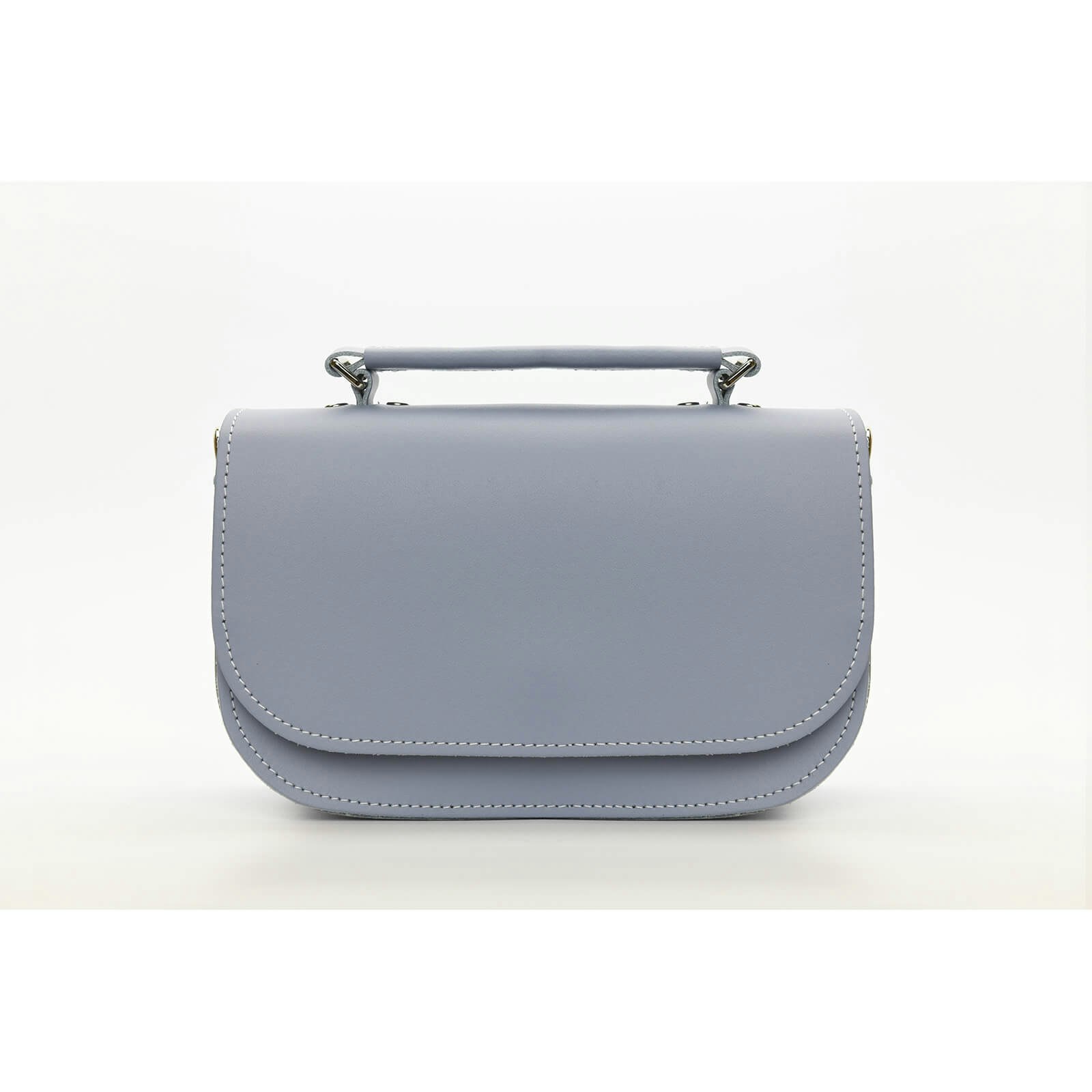 Zatchels Lilac/Grey Aura Handmade Leather Bag
