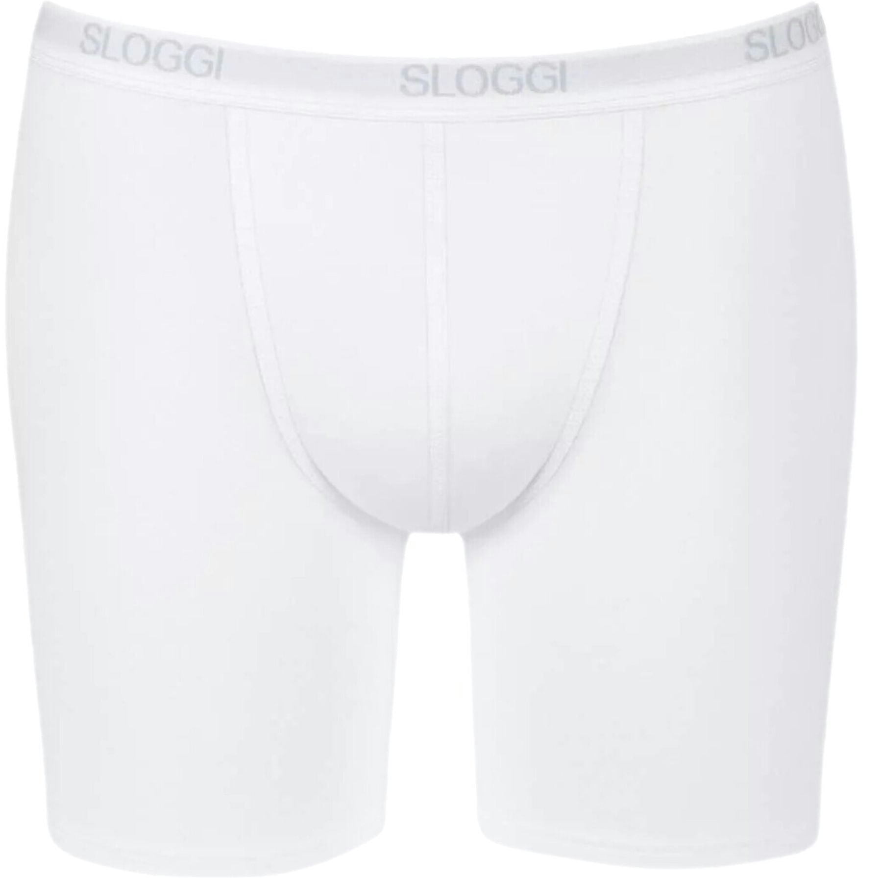 Sloggi Men's White Long Boxer Basic - Image 2