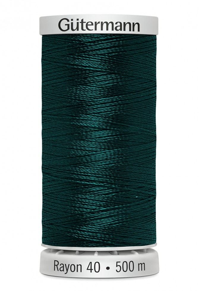 Gutermann No 40 Sulky Rayon Embroidery Thread 500M Rayon Thread Suitable For Embroidery - 1162 - 500 Metres