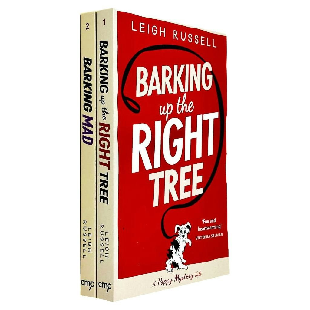 Crime And Mystery Club A Poppy Mystery Tale Collection 2 Books Set By Leigh Russell Barking Up The Right Tree, Barking Mad