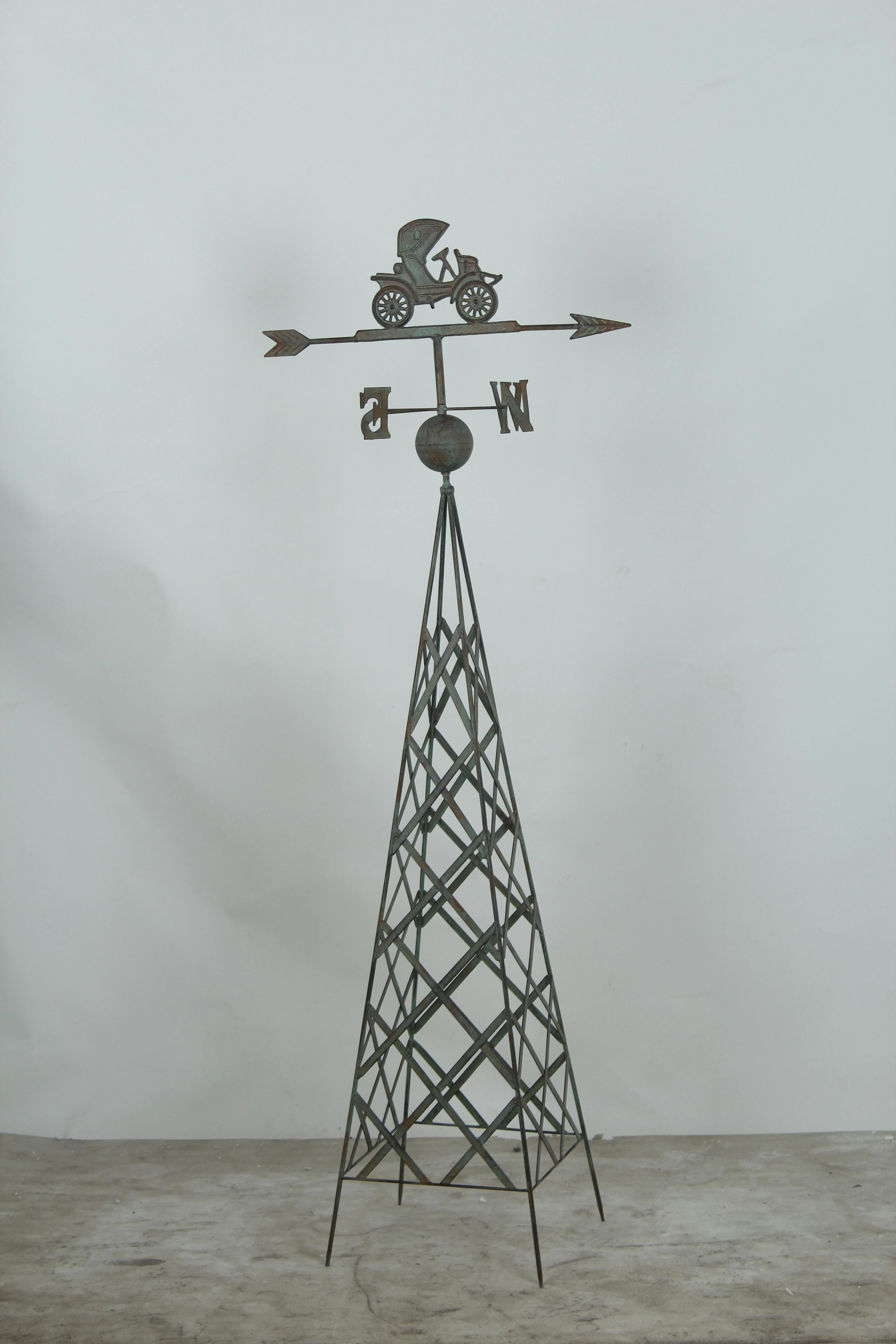 Rackhams Grey Acacia Home Metal Weather Vane