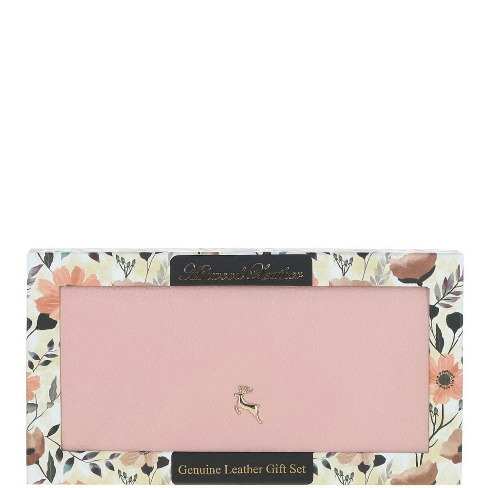 Ashwood Peach 12 Card Rfid Protected Leather Purse - One Size - Whip - Leather