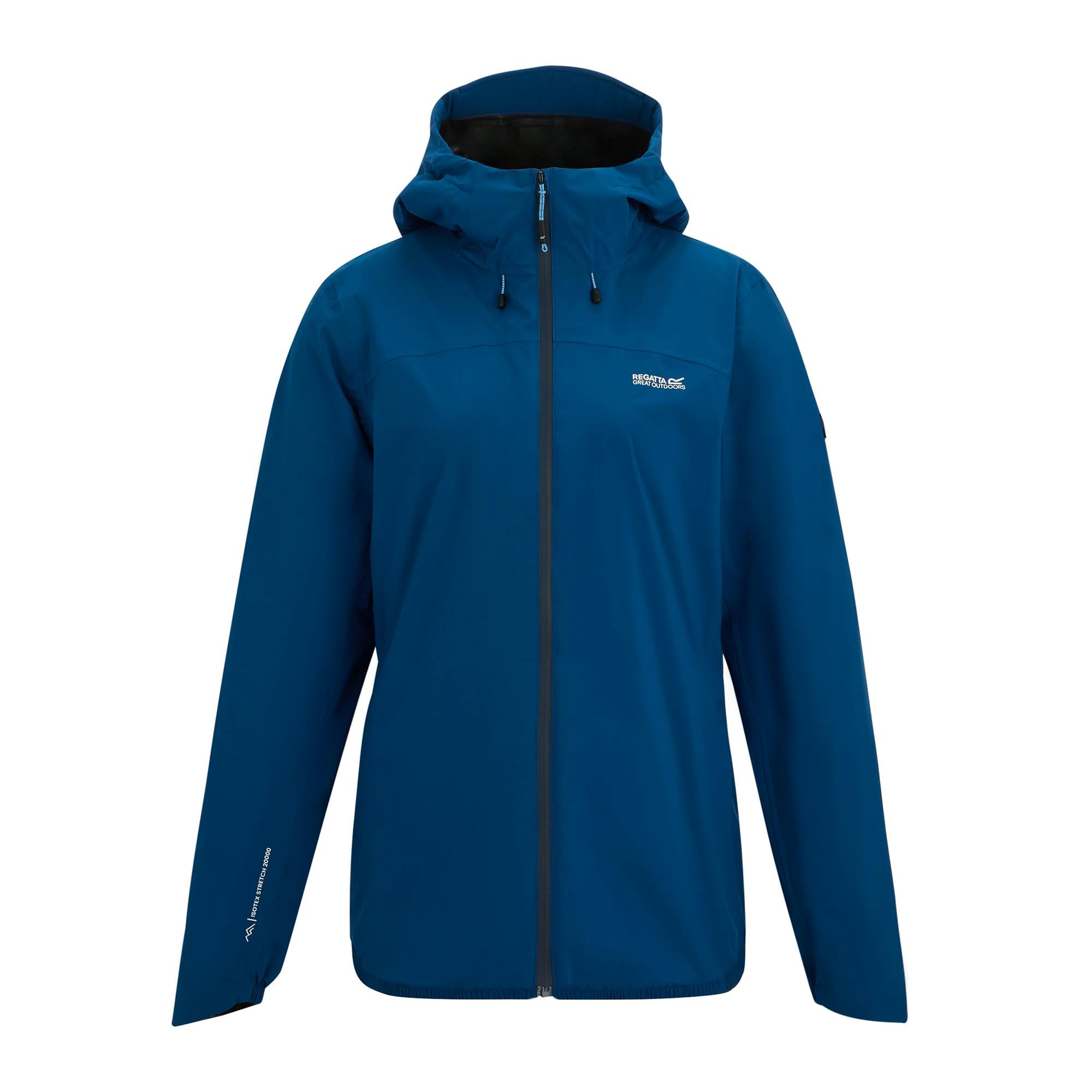 Regatta Women's Blue Radler Waterproof Jacket - Aviator - 20 Uk - Aviator - 56% Polyester/44% Recycled Polyester