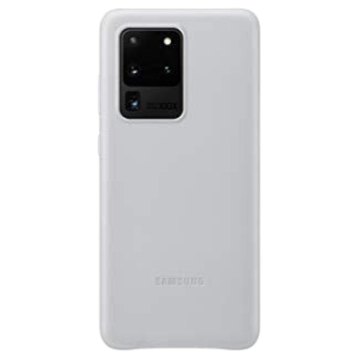 Samsung Light/Grey Original Galaxy S20 Ultra 5G Leather Cover/Mobile Phone Case
