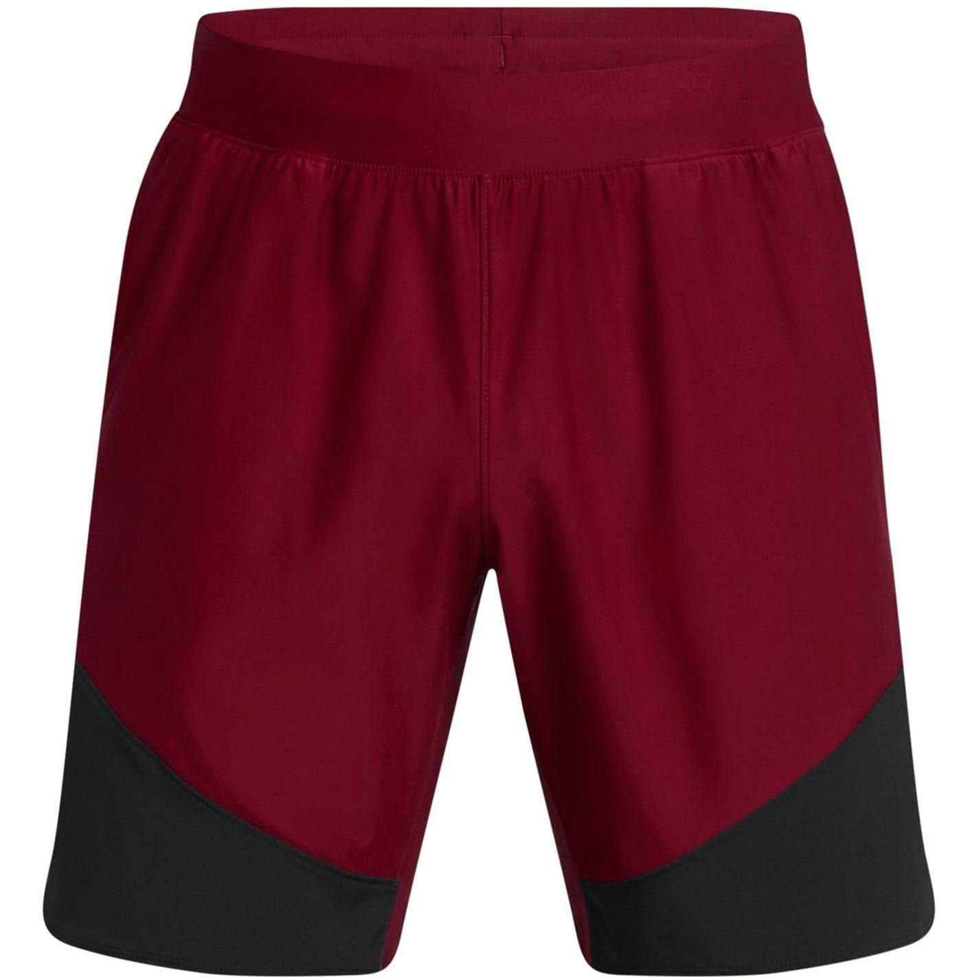 Under Armour Men's Red Elite Shorts - S - 100% Mixed