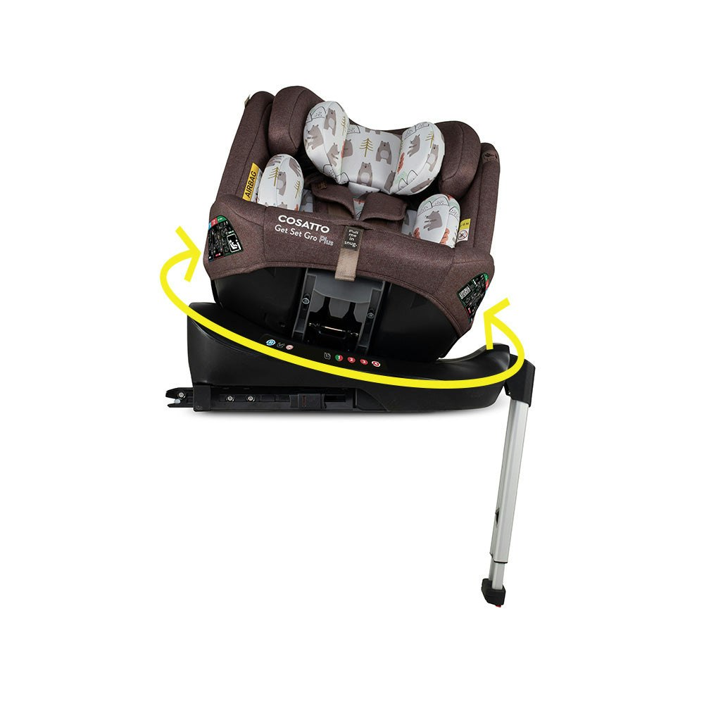 Cosatto Get Set Gro Plus I-Size 360 Car Seat Bear Hug