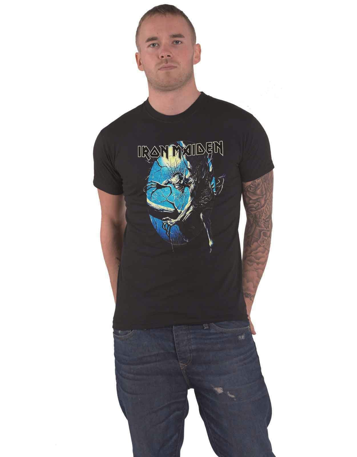 Paradiso Clothing Unisex Dark Iron Maiden Fear Of The Oval Eddie T Shirt - M
