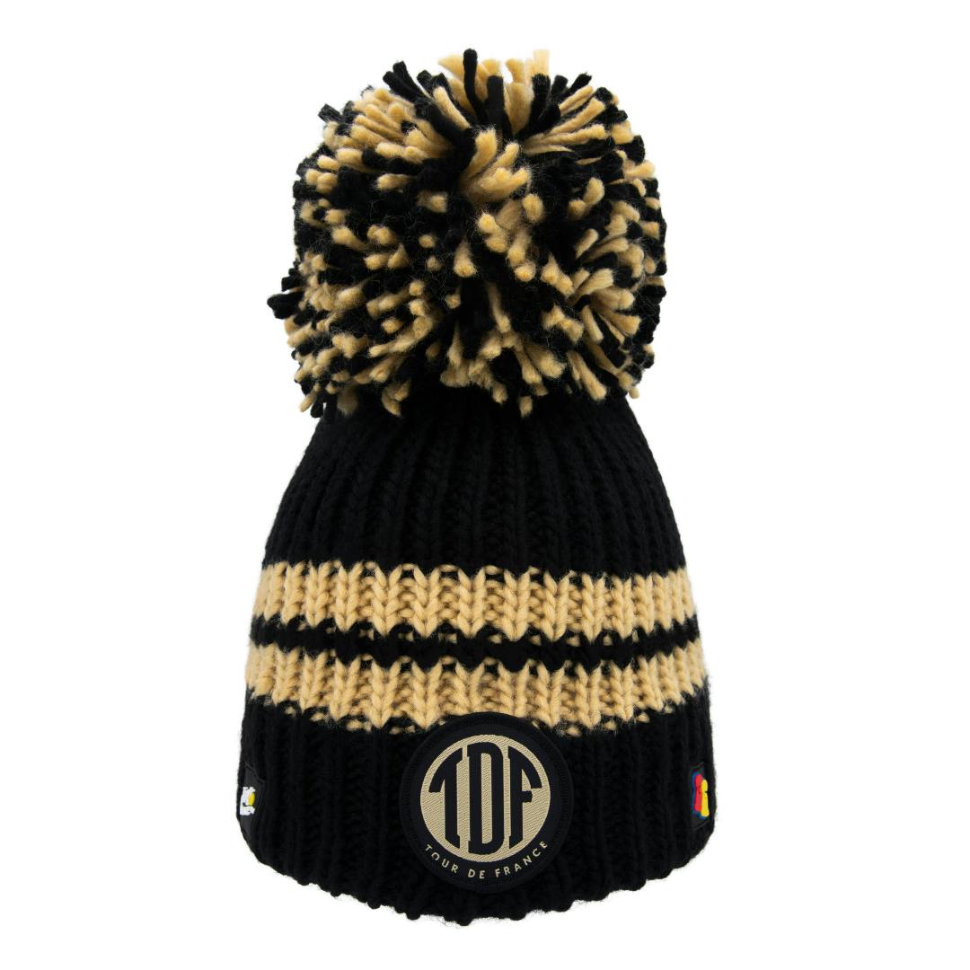 Big Bobble Hats Unisex Black/Yellow Bling Of The Mountains
