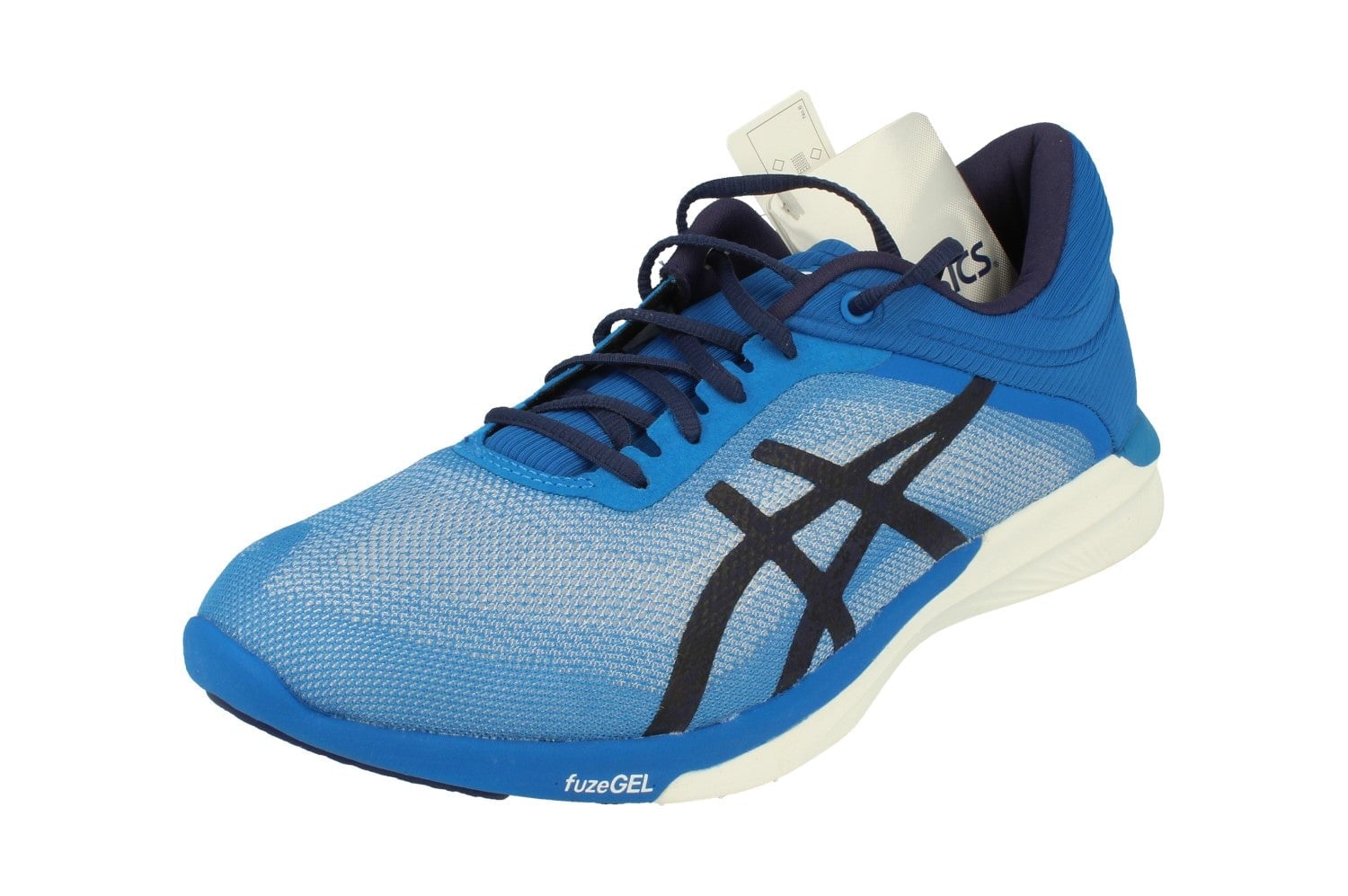 Asics Men's Blue/White Fuzex Rush T735n 4249 - Uk 6.5 | Us 7.5 | Eu 40.5