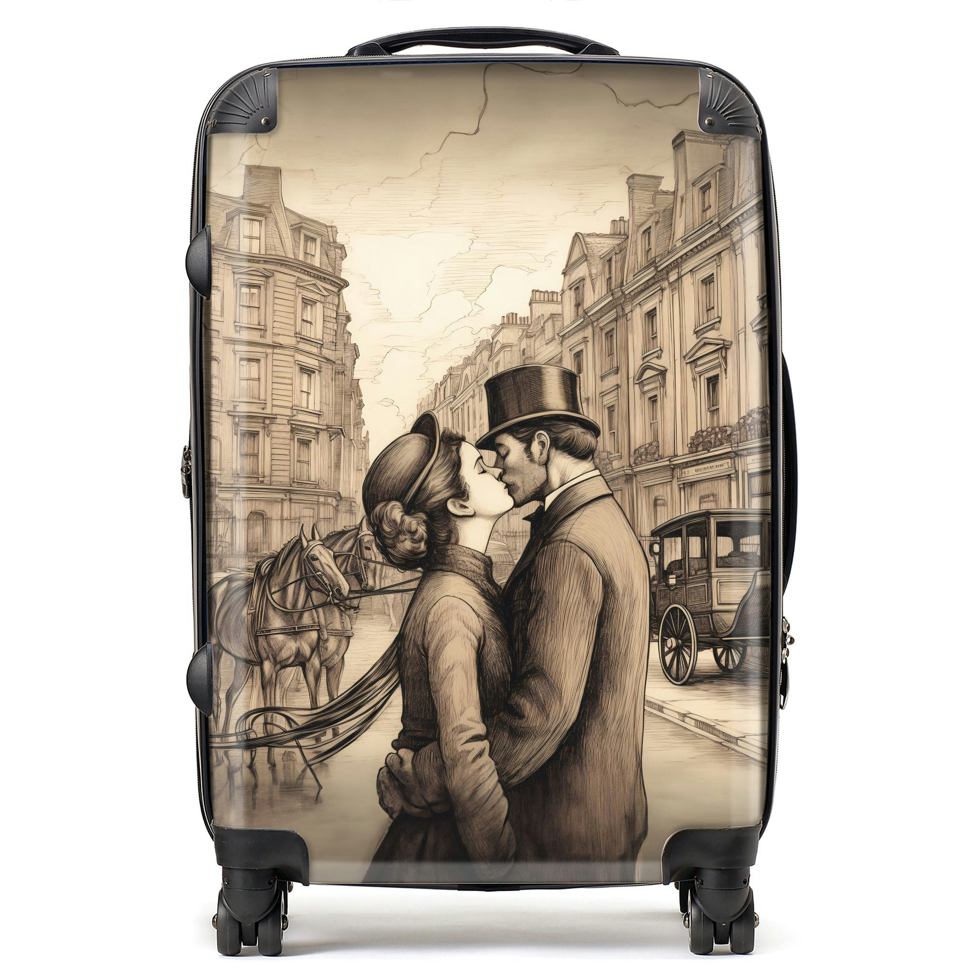 Warren Reed Sharing A Kiss Suitcase - Medium