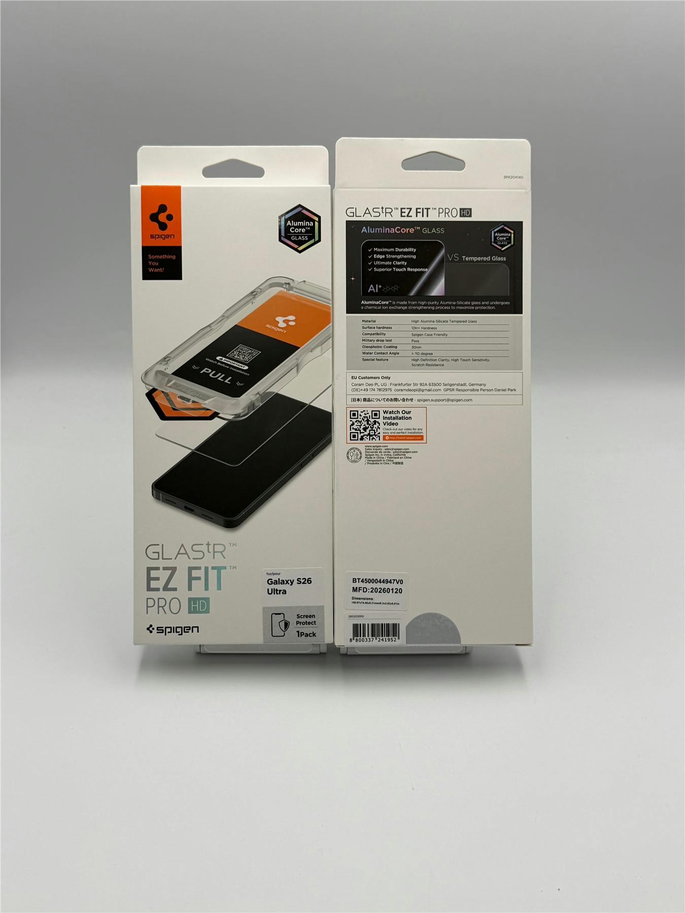 Spigen Glastr Ez Fit Hd Screen Protector For Samsung Galaxy S26 Ultra 6.9" - Agl11074