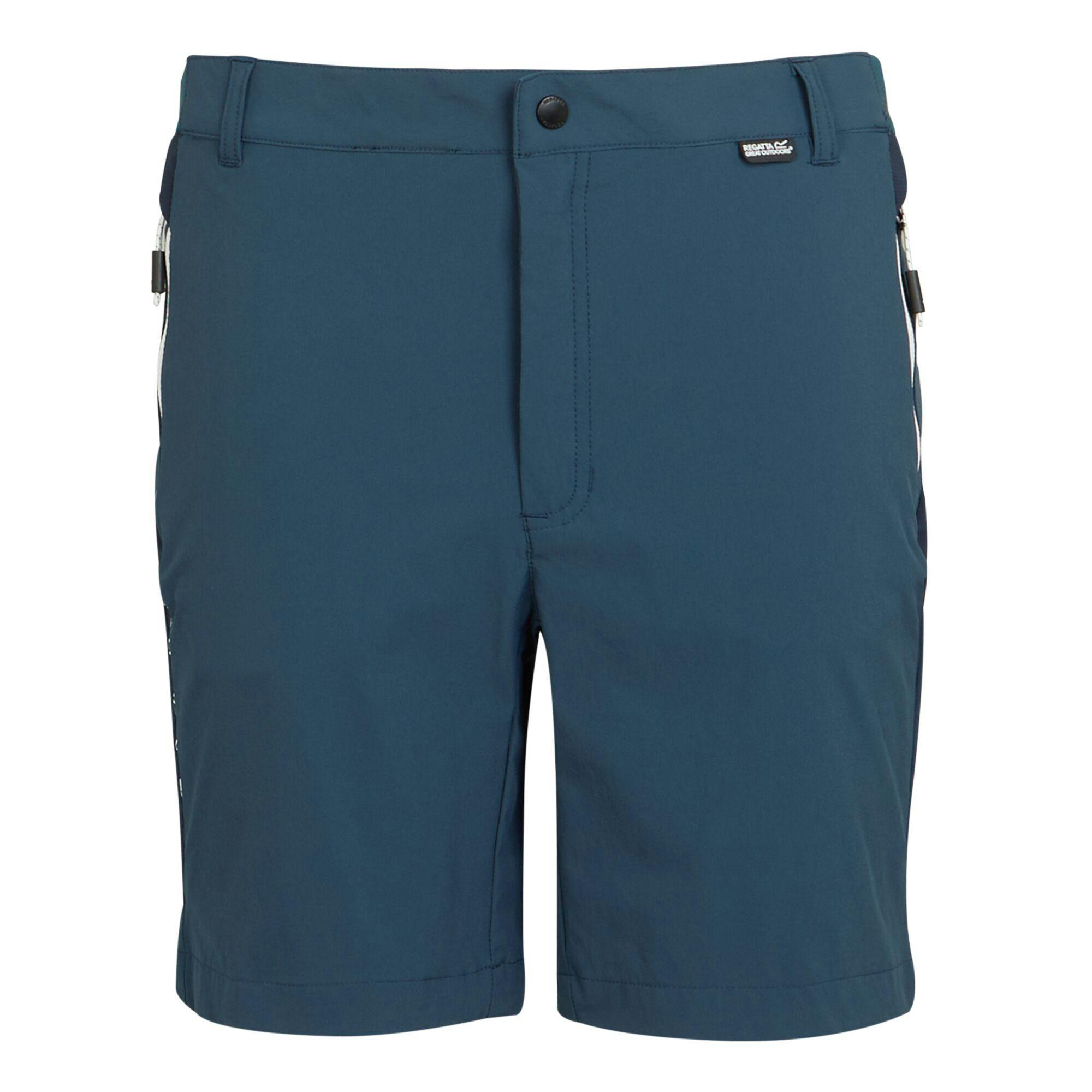 Regatta Men's Mountain Ii Shorts - Moonlight Denim/Navy - 44R - Moonlight Denim/Navy - 90% Polyamide/10% Elastane