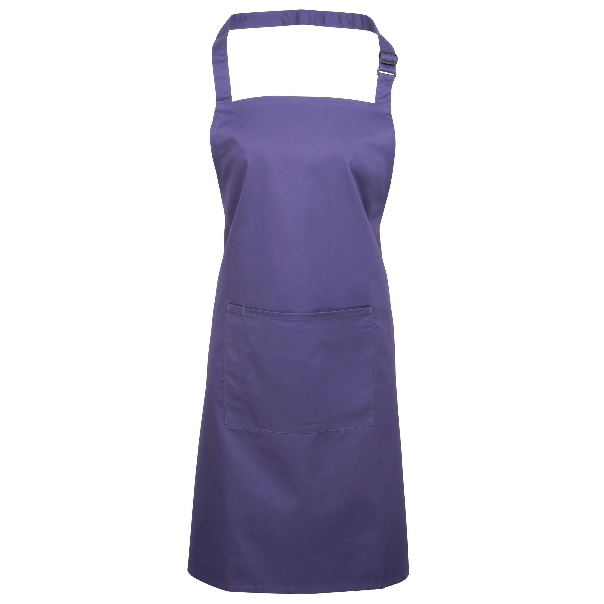 - Premier Ladies/womens Colours Bip Apron With Pocket / Workwear - Image 2
