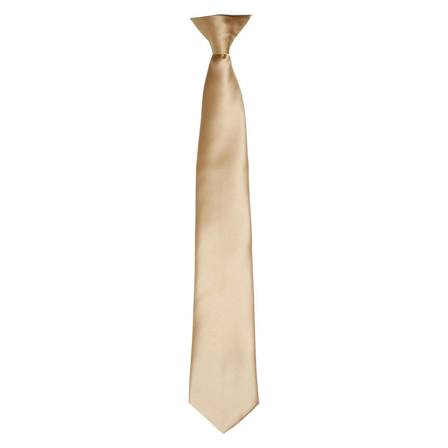 Premier Unisex Adult Satin Tie (Khaki) - One Size - Image 3