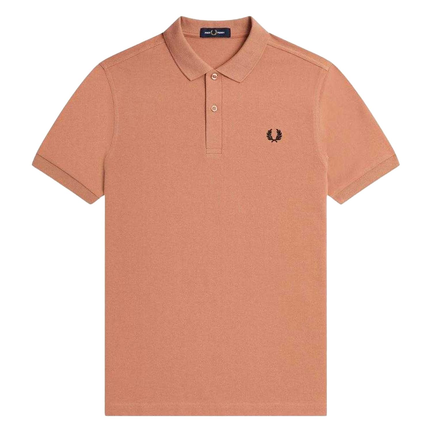 Fred Perry Men's Light Polo Shirt - Rust - Xs - Rust - 100% Cotton