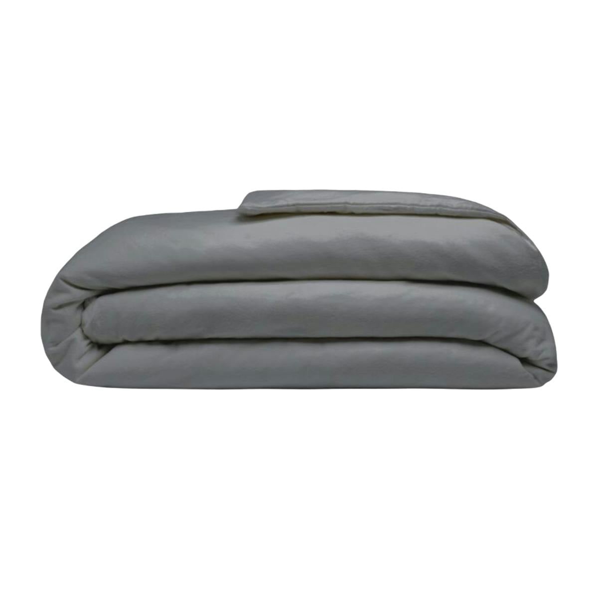 Belledorm Brushed Cotton Duvet Cover - Charcoal - Superking - Charcoal - 100% Cotton