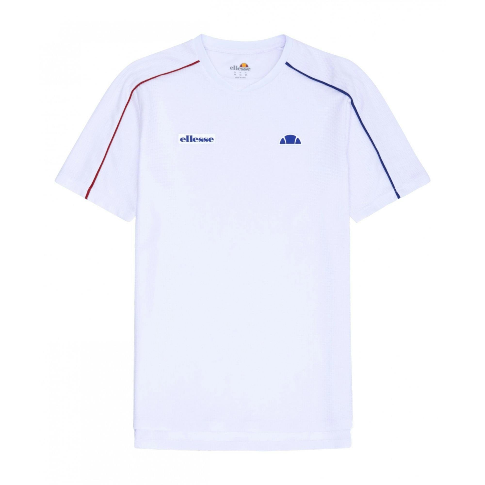 Ellesse Men's White Mapperley T-Shirt - S - 100% Polyester