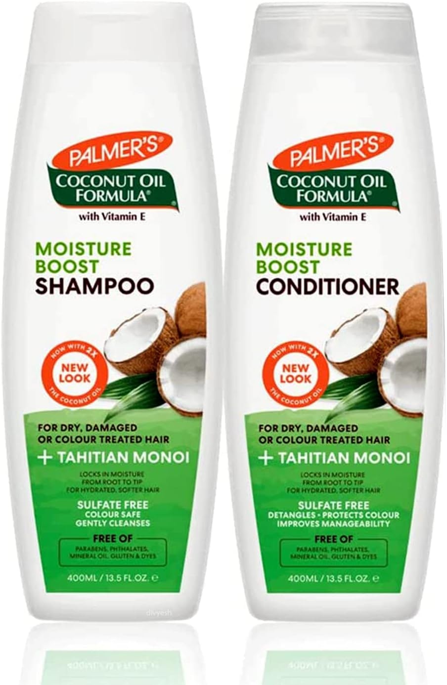 Palmers White Palmer's Moisture Boost Coconut Oil Shampoo & Conditioner - Shampoo & Conditioner 400Ml
