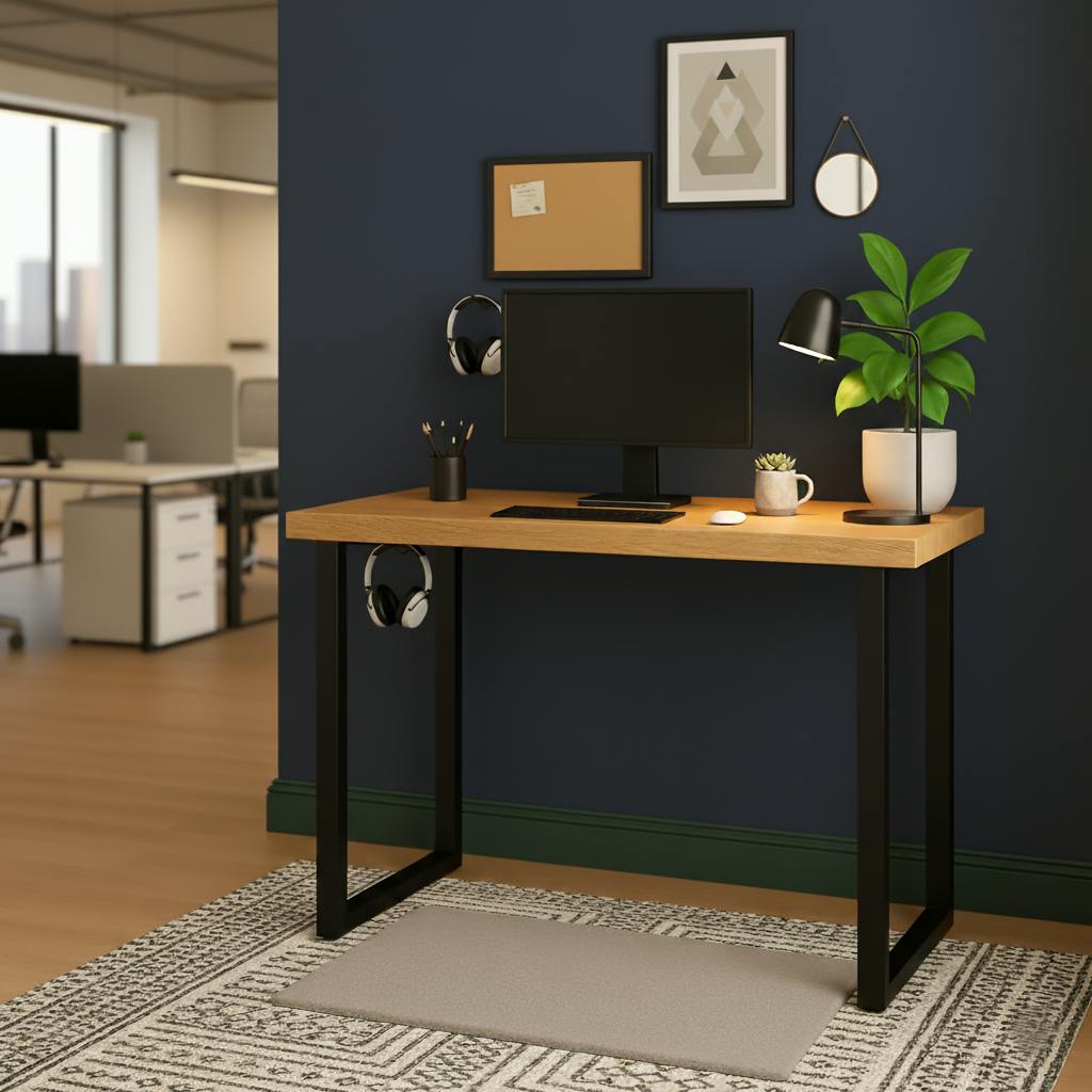 Trl Furniture White Premium Solid Oak Standing Workstation - 180 - 80