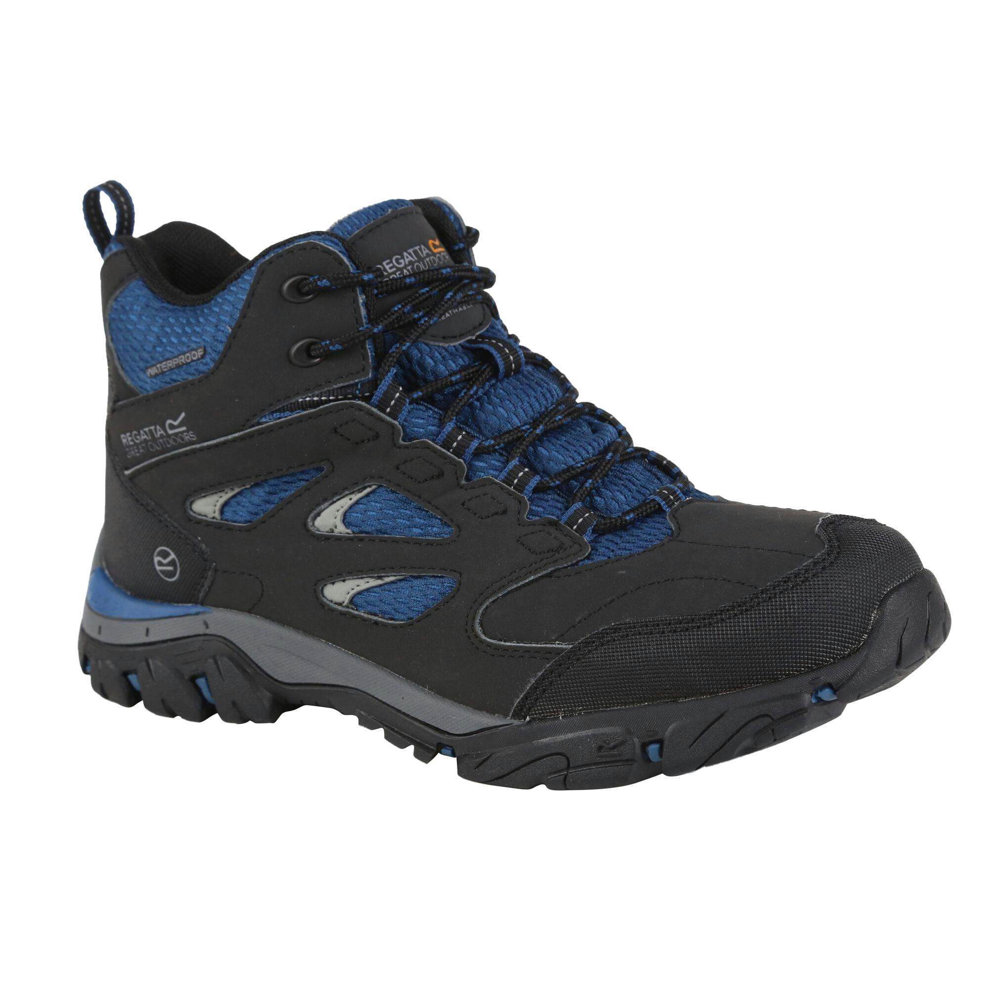 Regatta Women's Blue Holcombe Iep Mid Hiking Boots - Ash/ Opal - 5 Uk - Ash/ Opal - 85% Polyurethane/15% Polyester