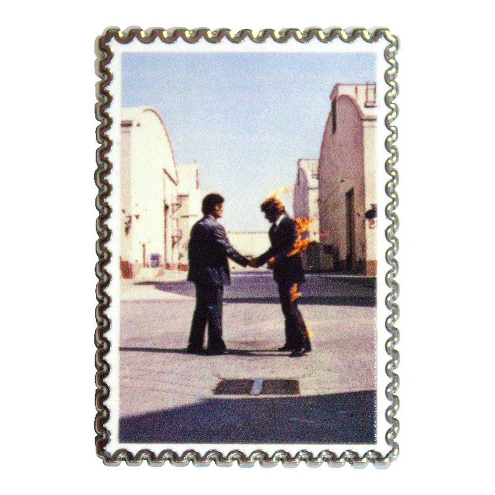 Paradiso Clothing Pink Floyd Wish You Were Here Stamp Pin Badge